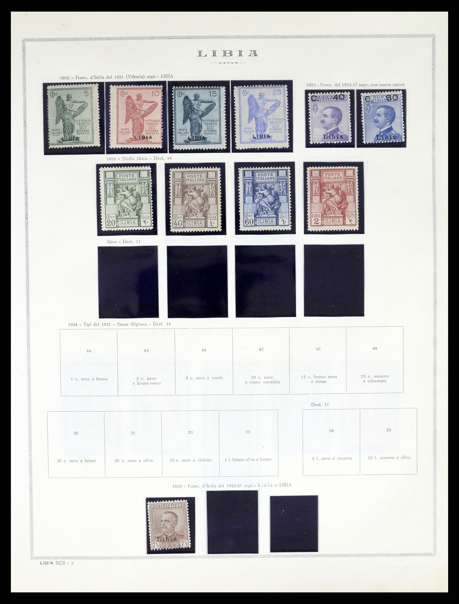 38090 038 - Postzegelverzameling 38090 Italiaanse kolonin 1903-1960.