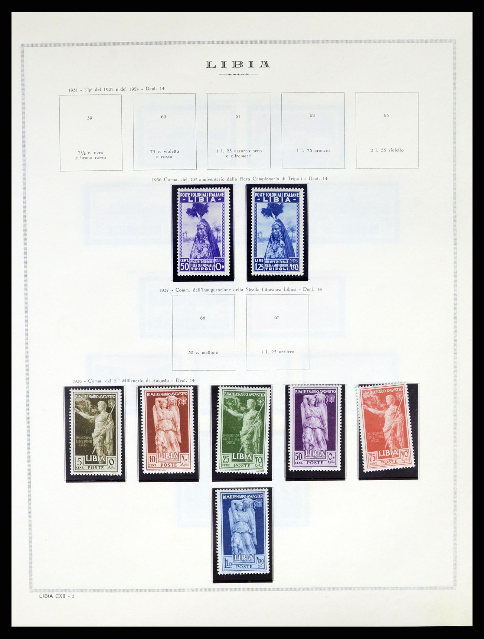 38090 039 - Stamp collection 38090 Italian Colonies 1903-1960.