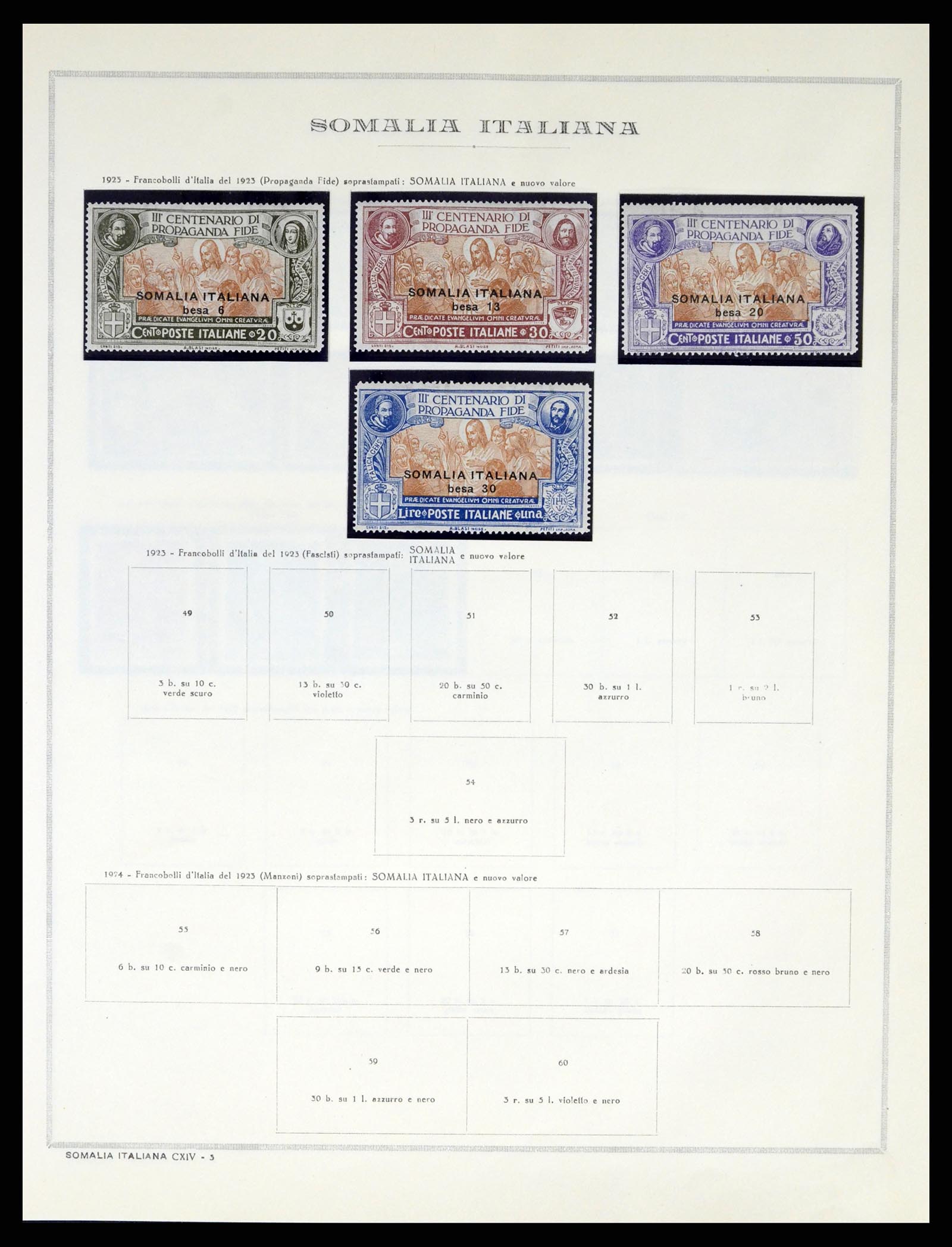 38090 048 - Postzegelverzameling 38090 Italiaanse kolonin 1903-1960.