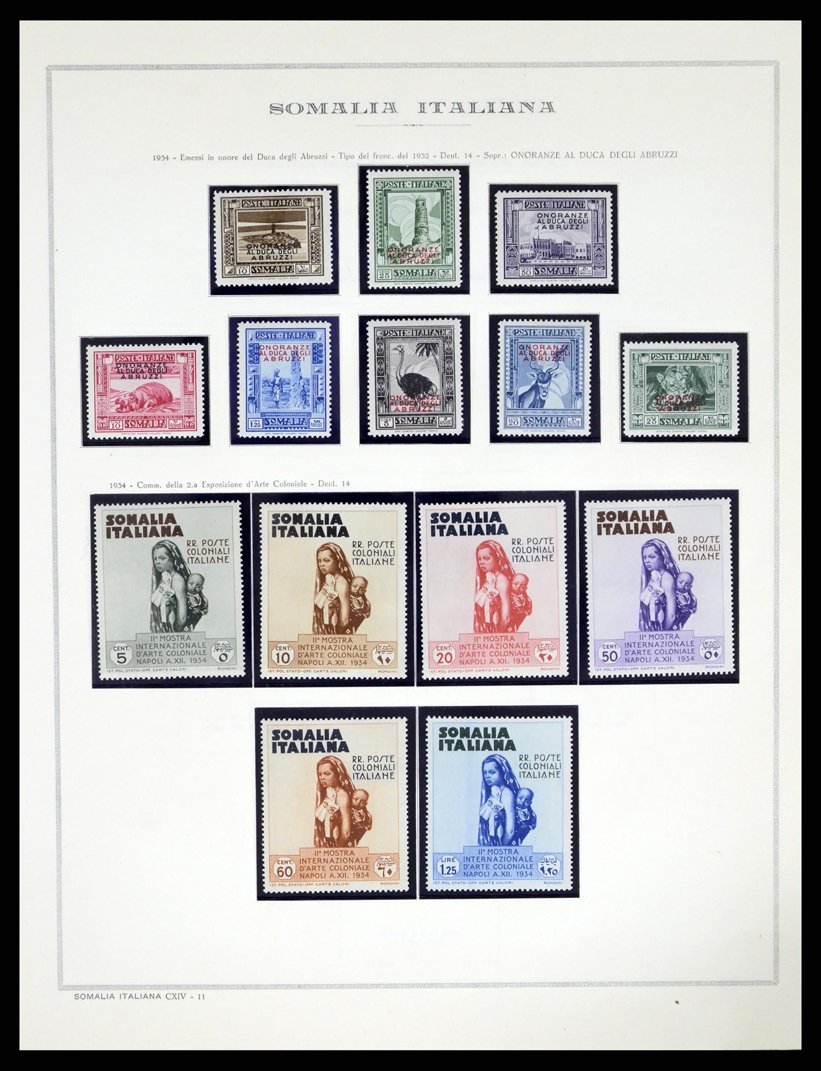 38090 055 - Stamp collection 38090 Italian Colonies 1903-1960.