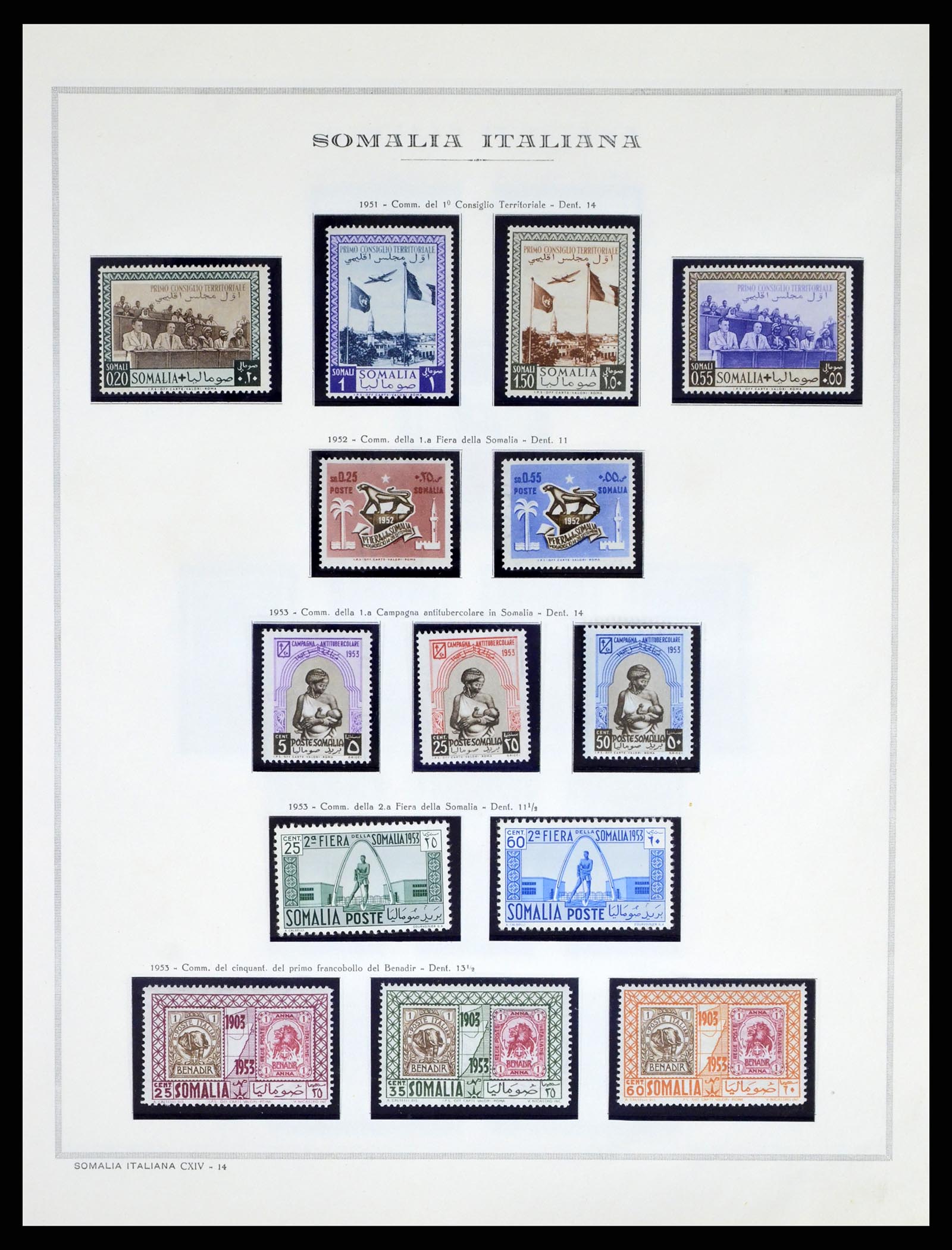 38090 057 - Stamp collection 38090 Italian Colonies 1903-1960.