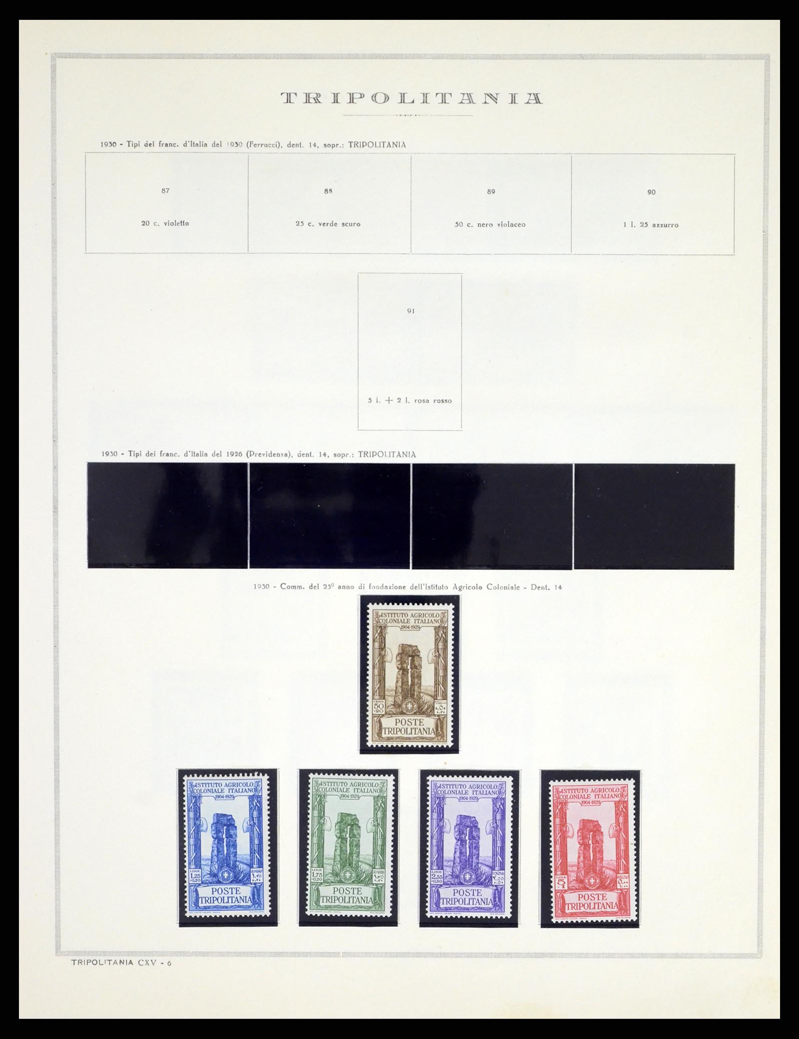 38090 081 - Postzegelverzameling 38090 Italiaanse kolonin 1903-1960.