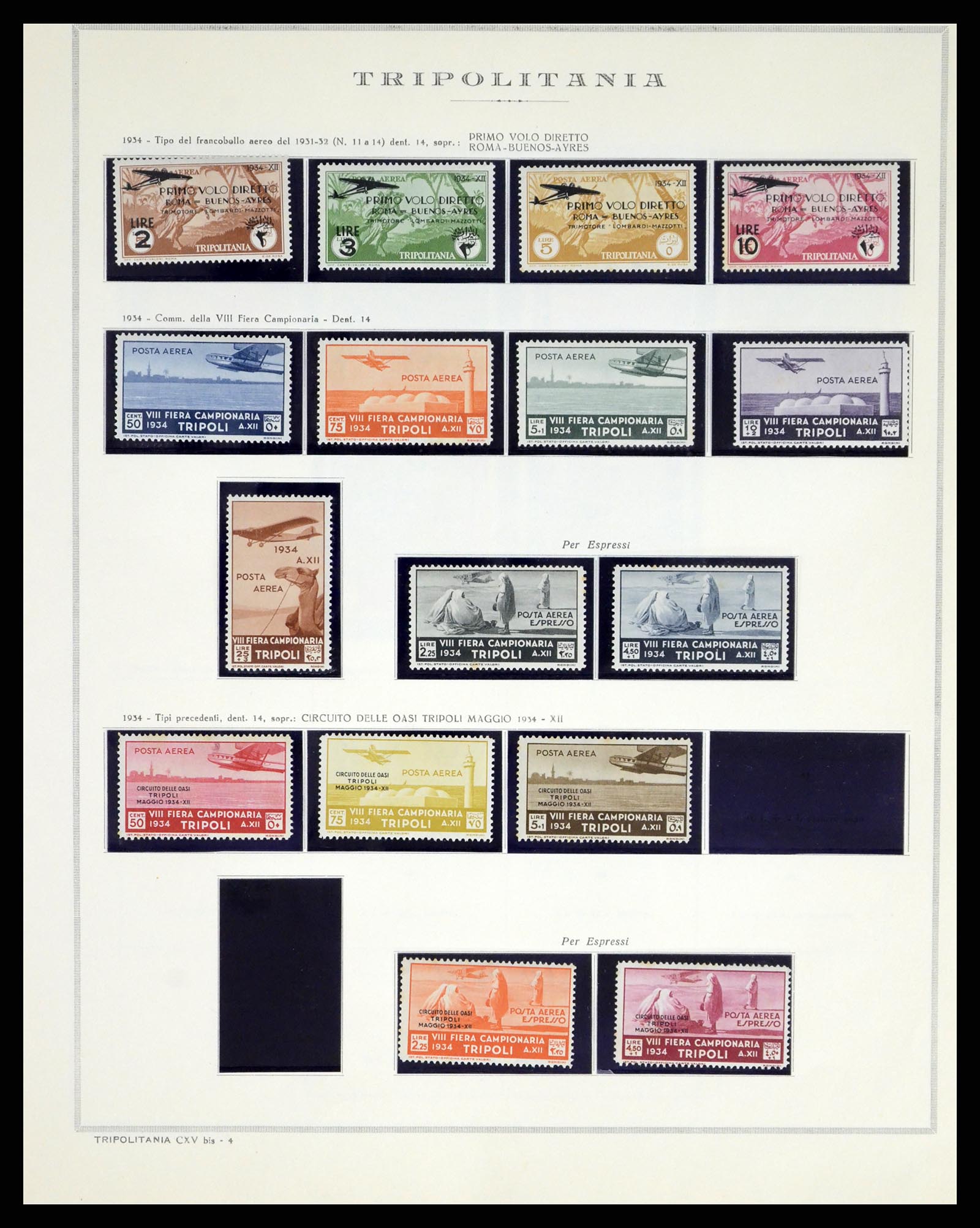 38090 090 - Stamp collection 38090 Italian Colonies 1903-1960.