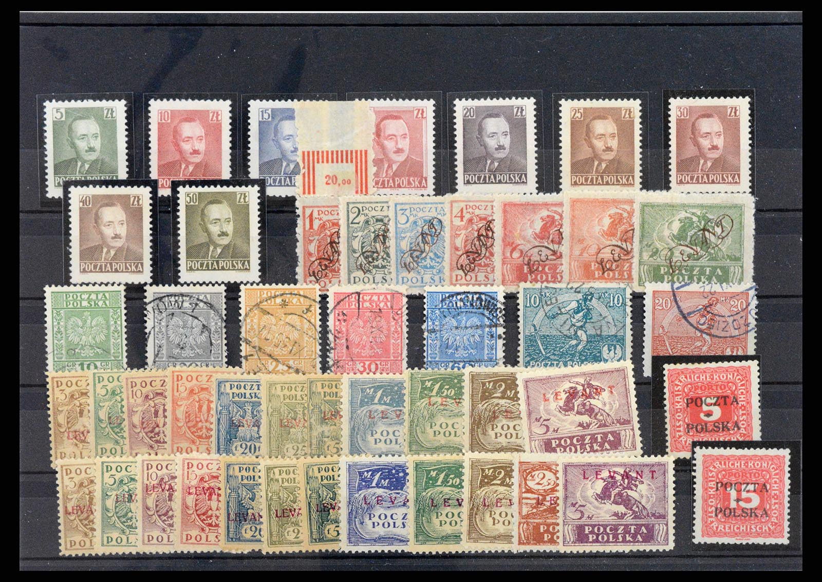 38093 0007 - Postzegelverzameling 38093 Polen 1918-1980.