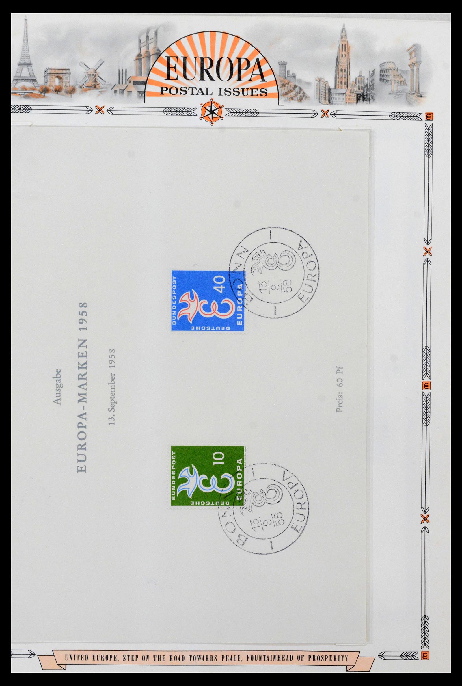 38096 0011 - Postzegelverzameling 38096 Europa Cept 1949-2007.