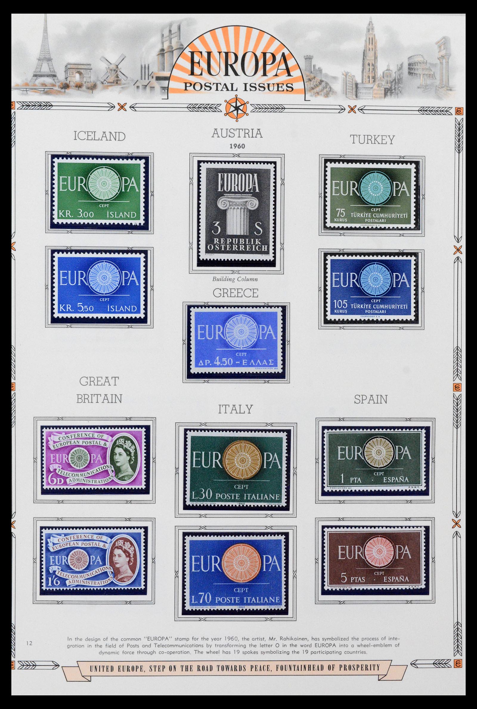 38096 0018 - Postzegelverzameling 38096 Europa Cept 1949-2007.