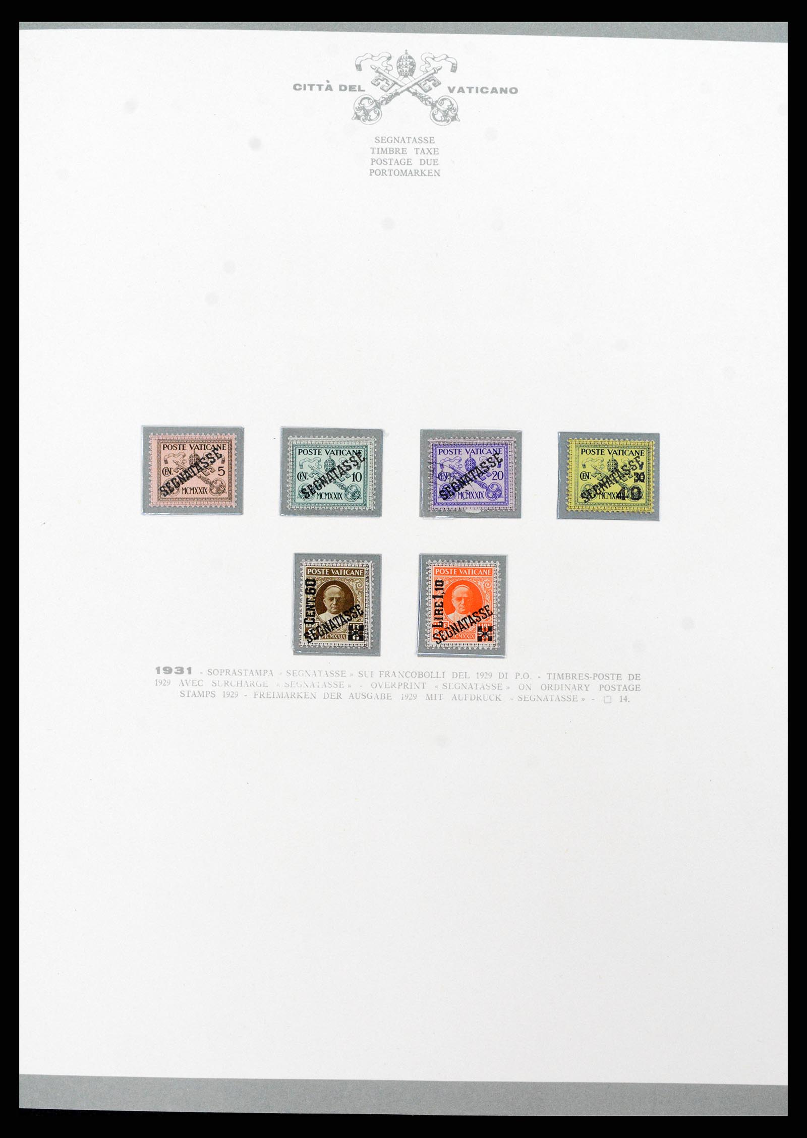 38098 002 - Postzegelverzameling 38098 Vaticaan 1929-1979.