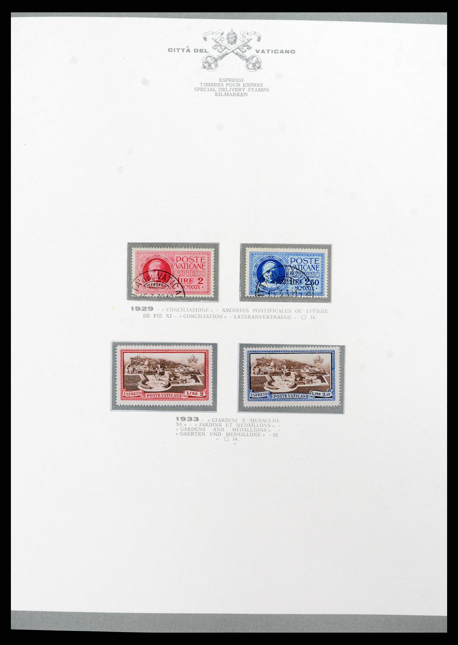 38098 004 - Postzegelverzameling 38098 Vaticaan 1929-1979.