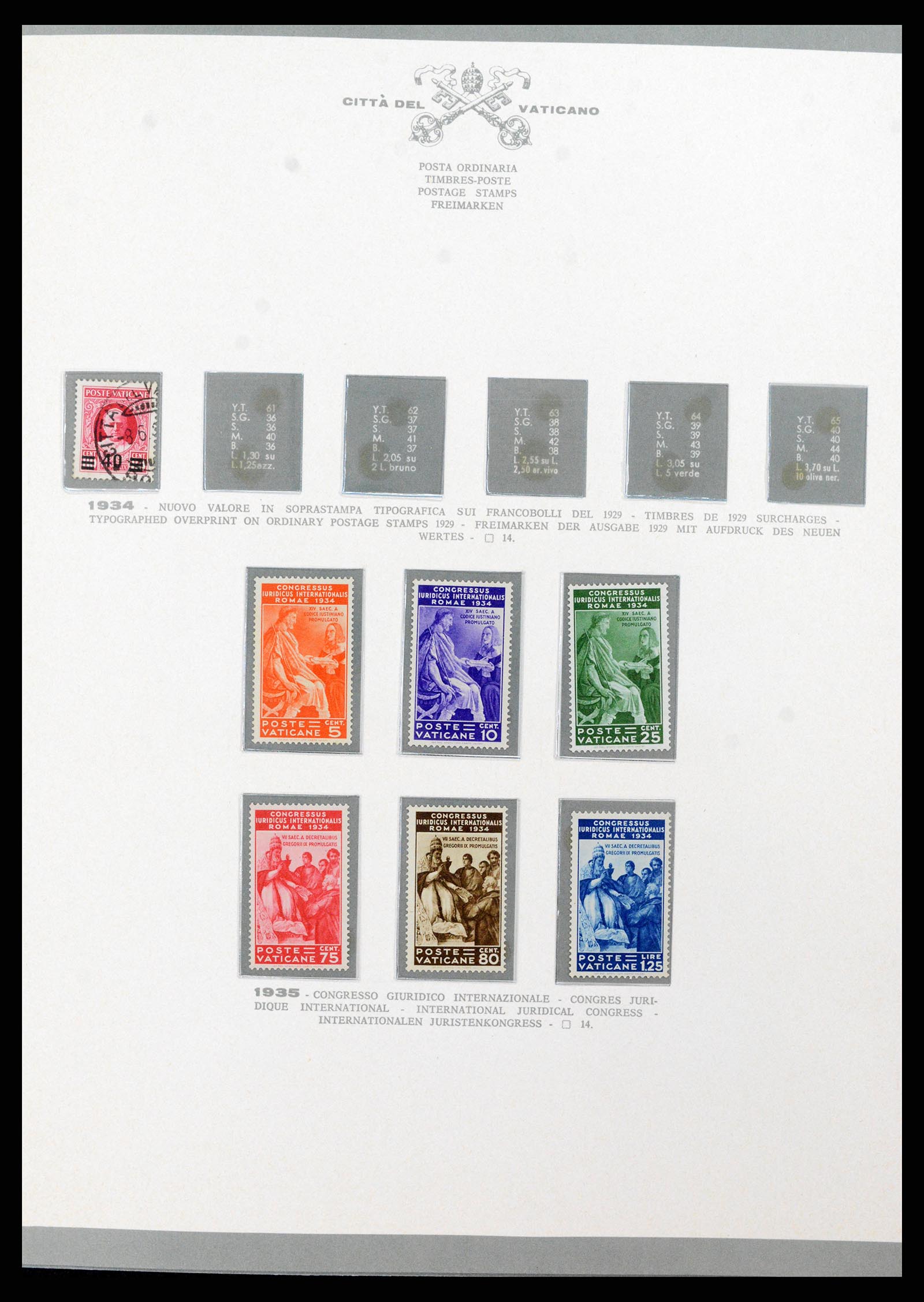 38098 005 - Postzegelverzameling 38098 Vaticaan 1929-1979.