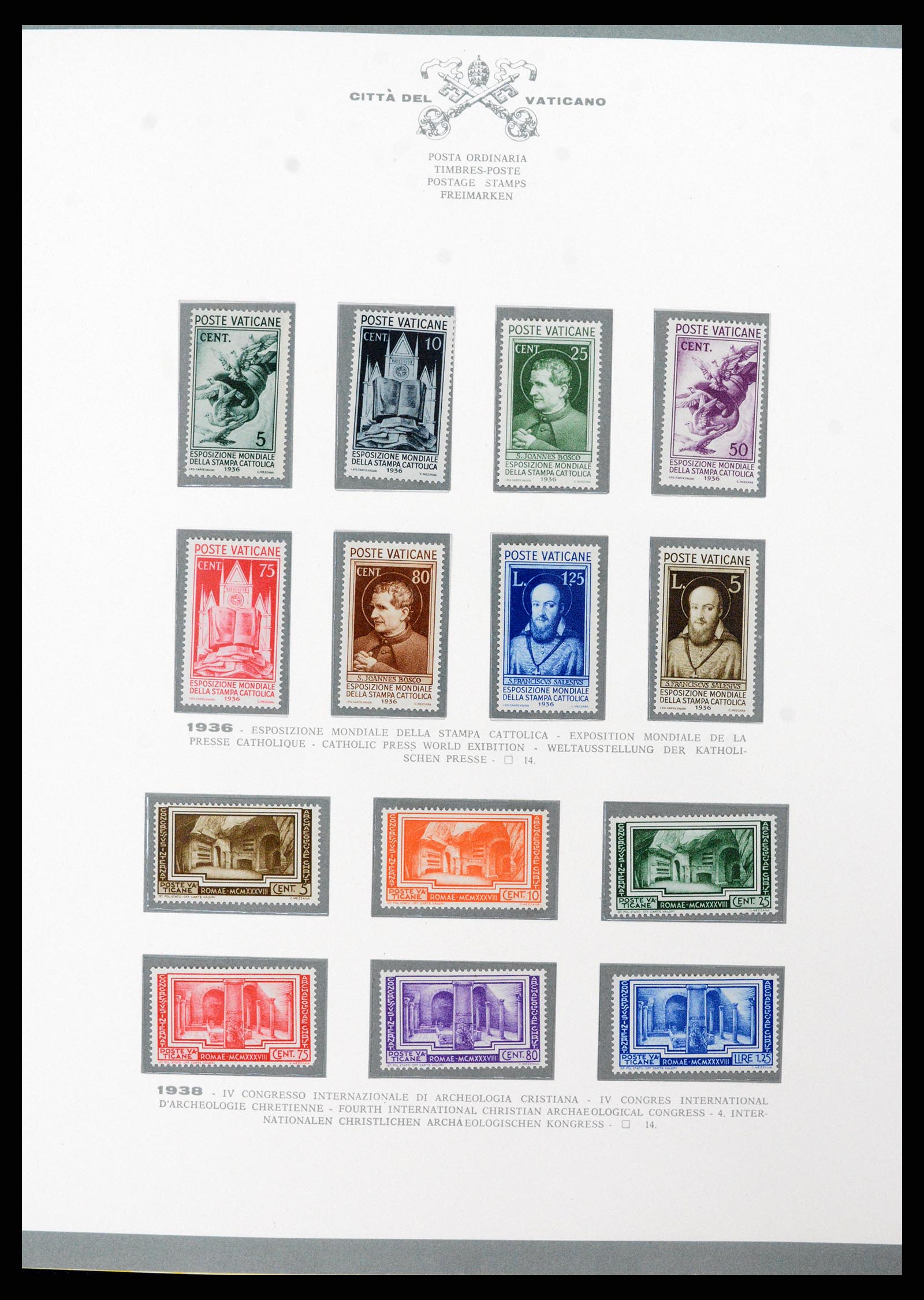 38098 006 - Postzegelverzameling 38098 Vaticaan 1929-1979.