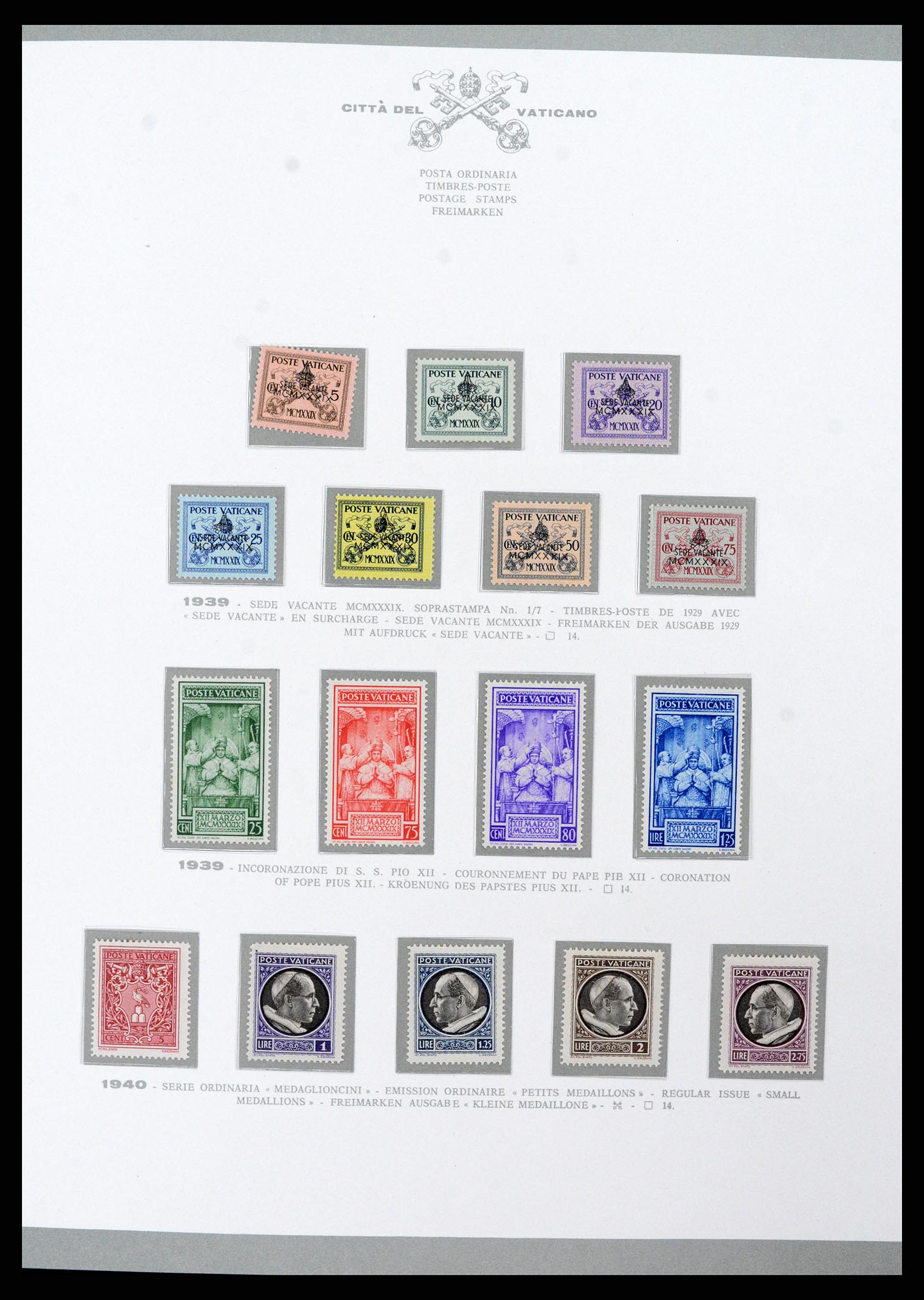 38098 008 - Postzegelverzameling 38098 Vaticaan 1929-1979.