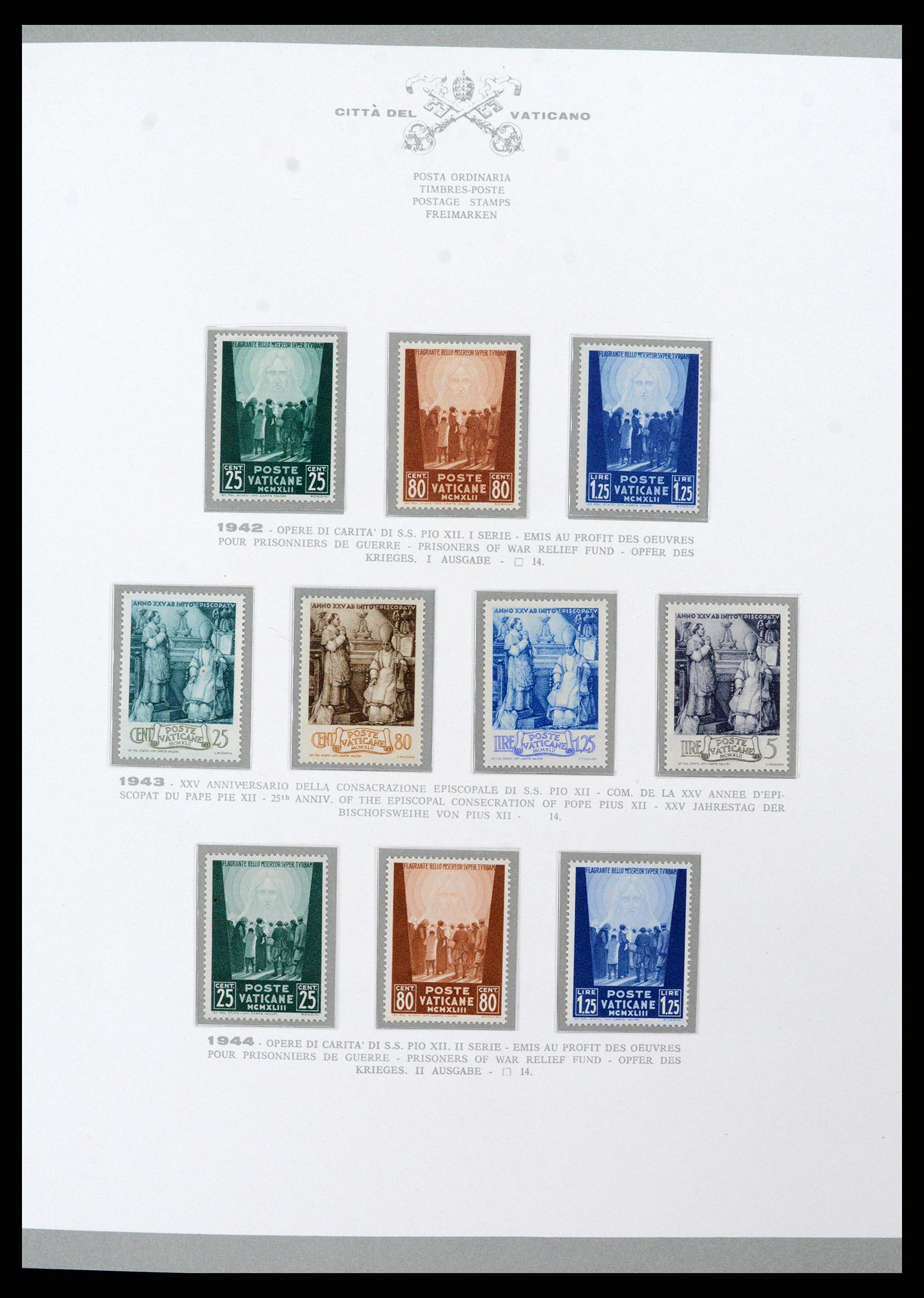 38098 009 - Postzegelverzameling 38098 Vaticaan 1929-1979.