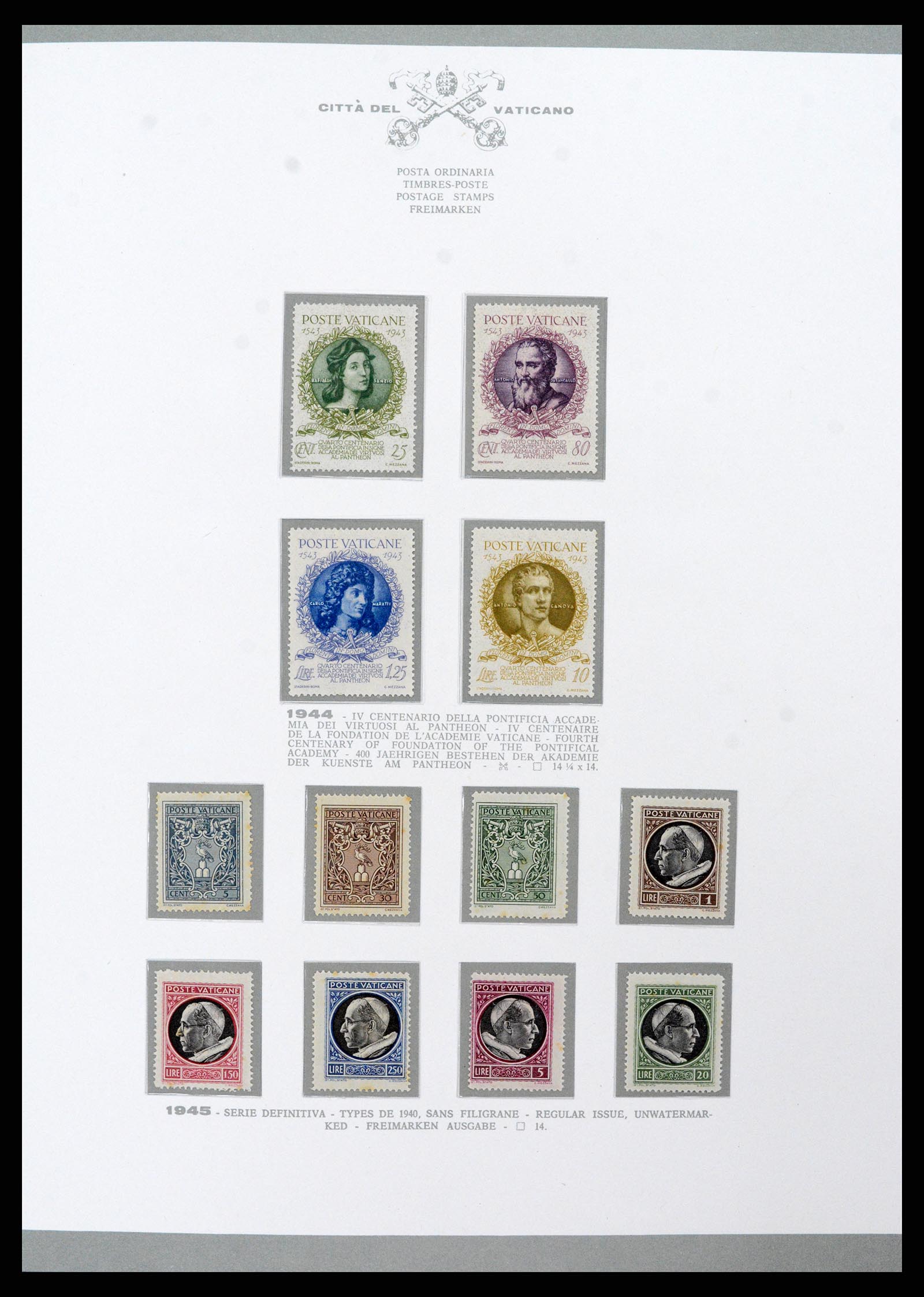 38098 010 - Postzegelverzameling 38098 Vaticaan 1929-1979.