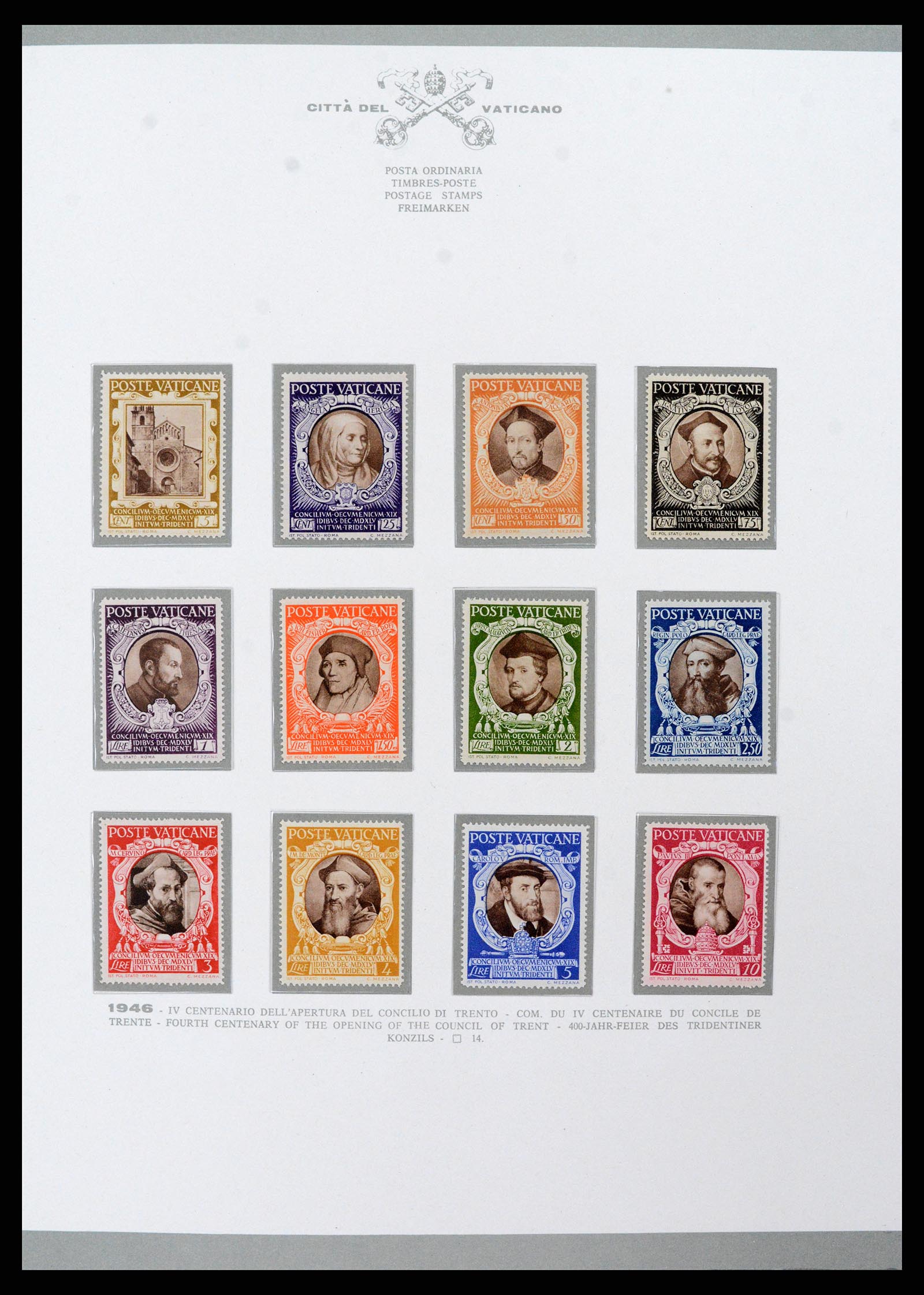 38098 012 - Postzegelverzameling 38098 Vaticaan 1929-1979.