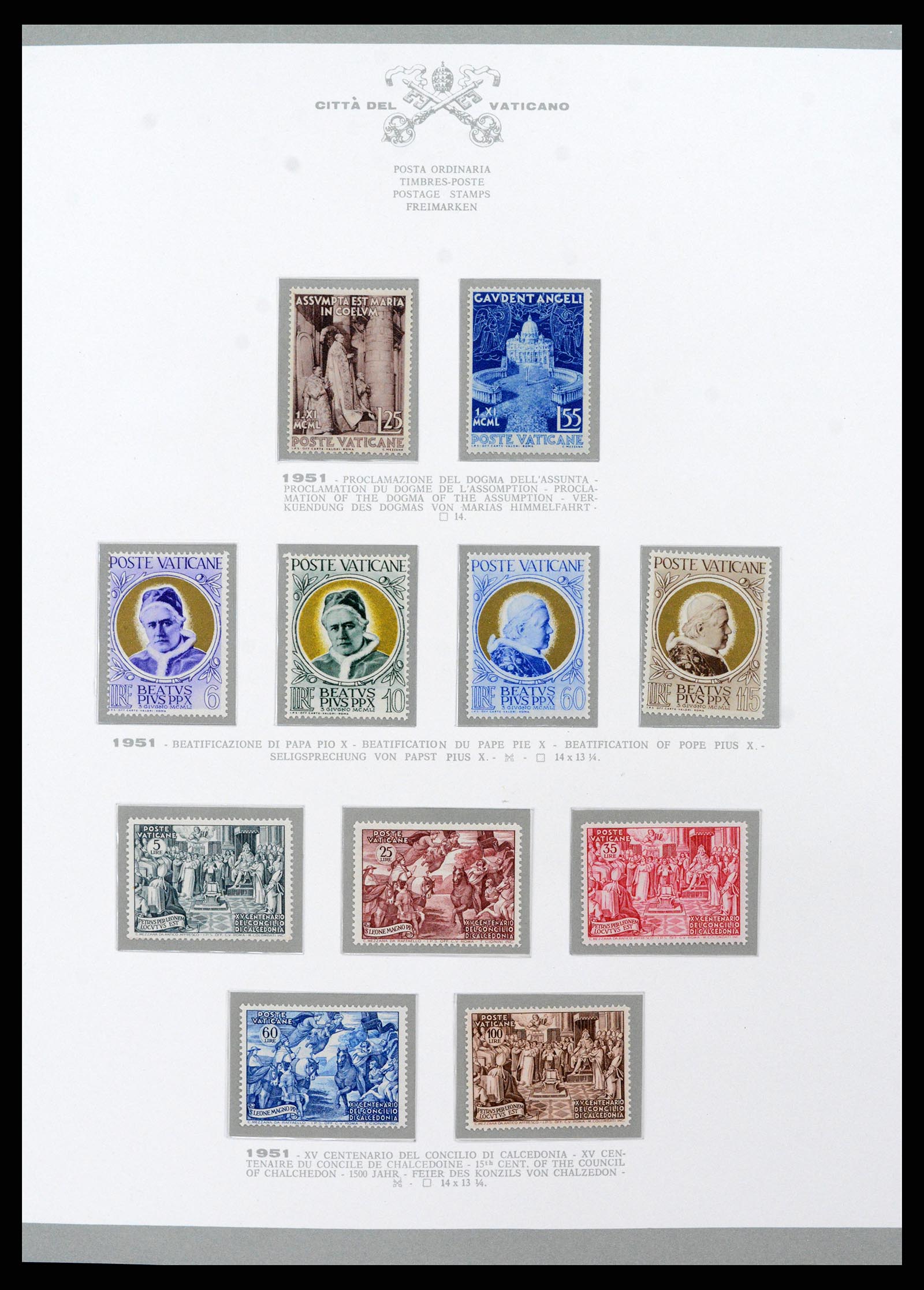 38098 015 - Postzegelverzameling 38098 Vaticaan 1929-1979.