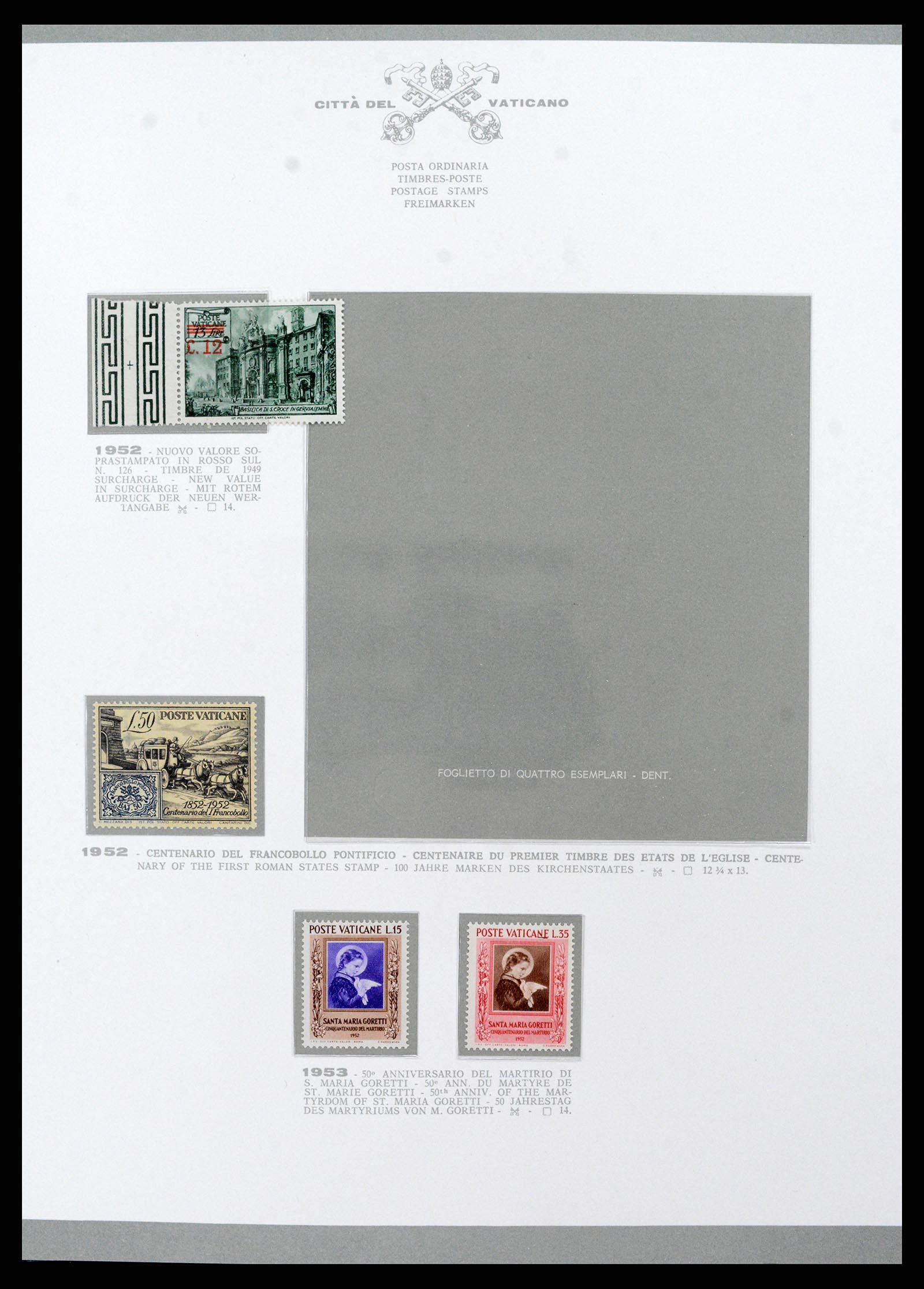 38098 016 - Postzegelverzameling 38098 Vaticaan 1929-1979.