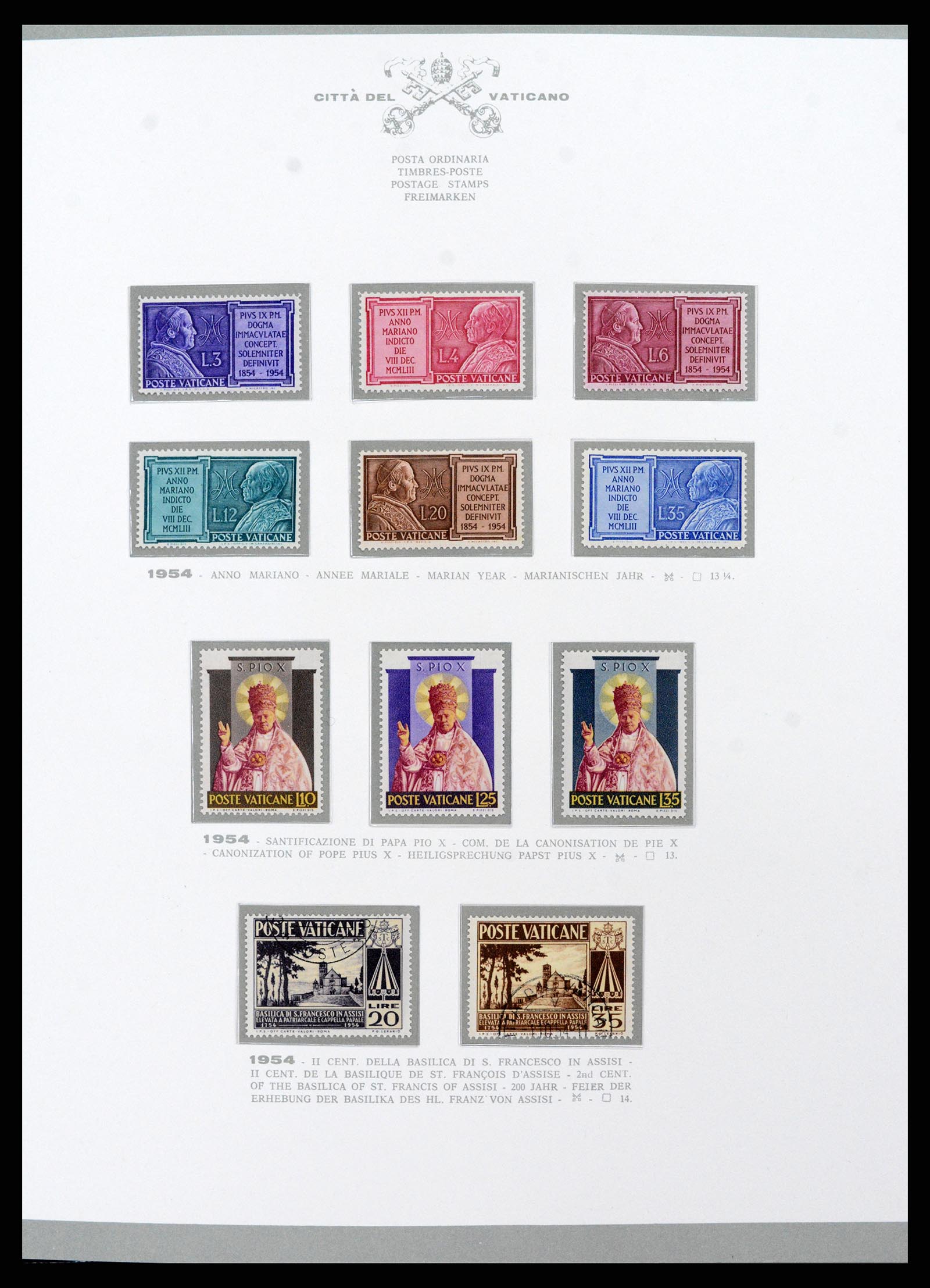 38098 019 - Postzegelverzameling 38098 Vaticaan 1929-1979.