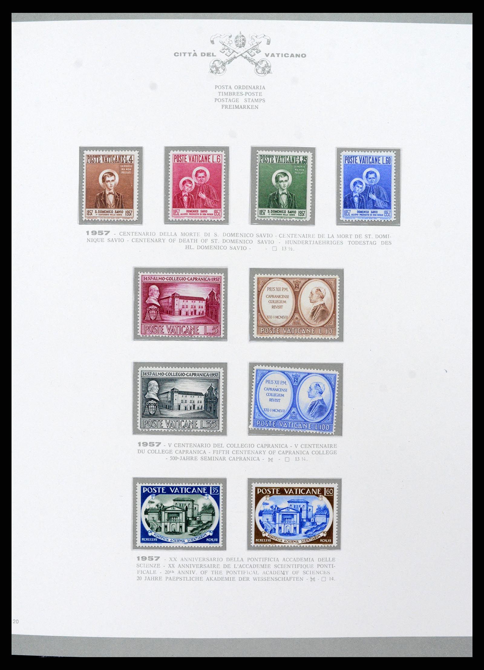 38098 023 - Postzegelverzameling 38098 Vaticaan 1929-1979.