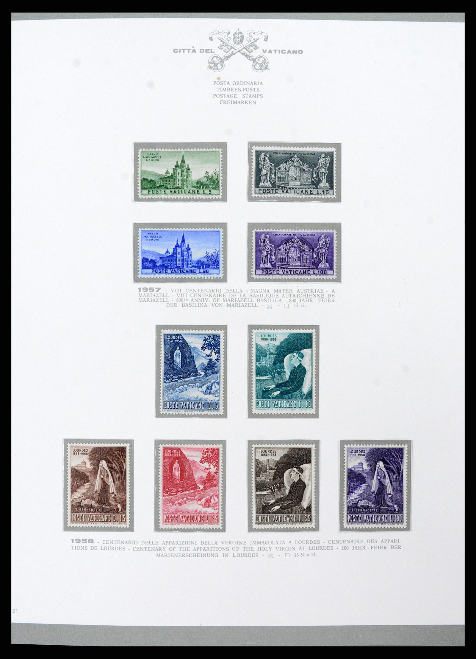 38098 024 - Postzegelverzameling 38098 Vaticaan 1929-1979.