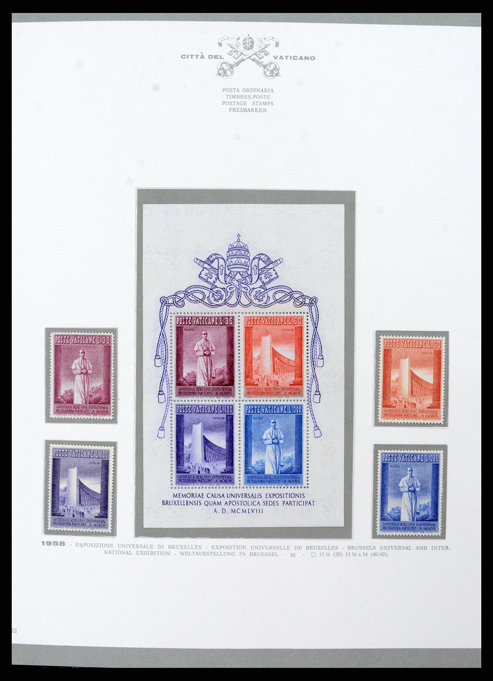 38098 025 - Postzegelverzameling 38098 Vaticaan 1929-1979.