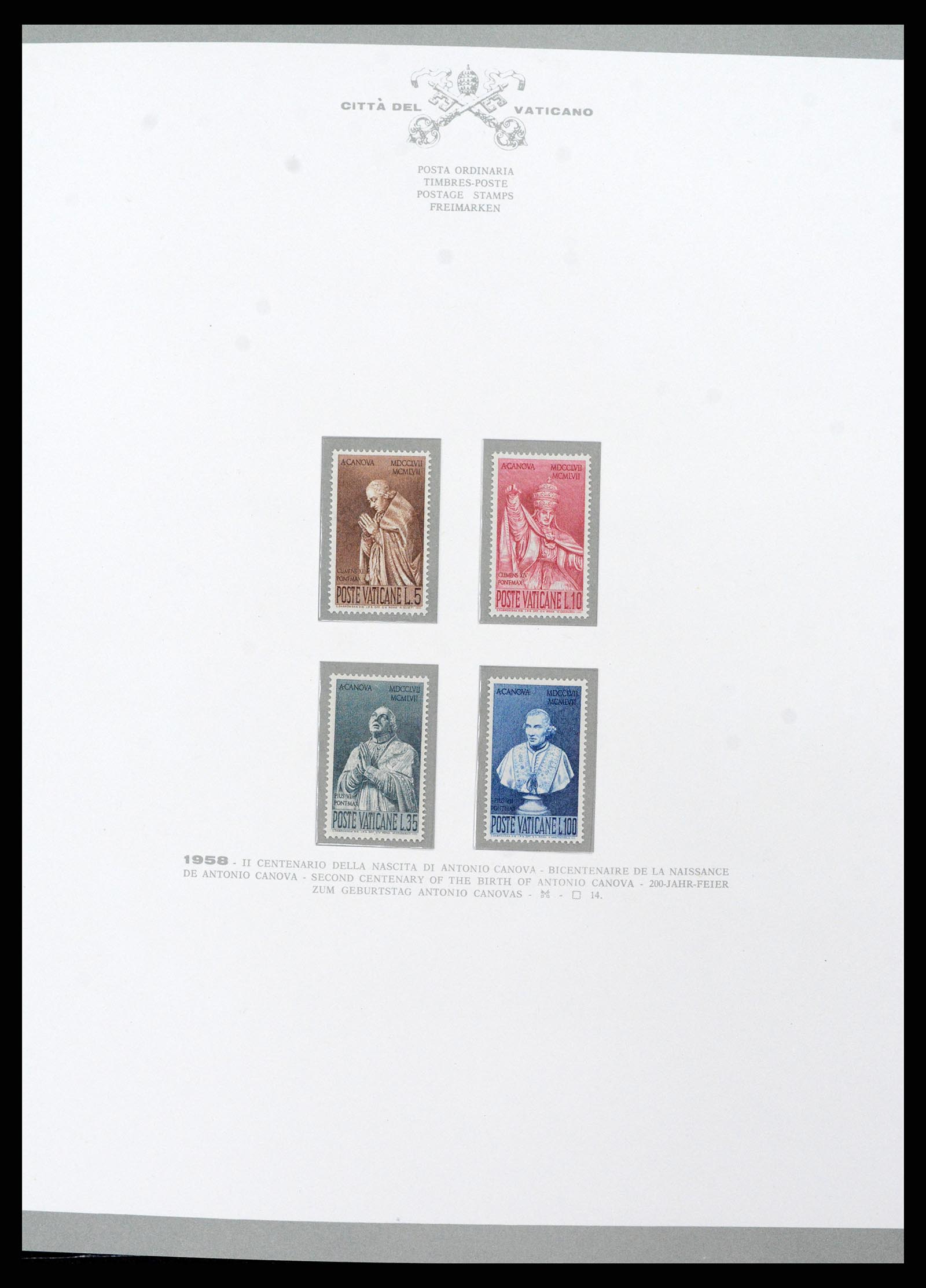 38098 026 - Postzegelverzameling 38098 Vaticaan 1929-1979.