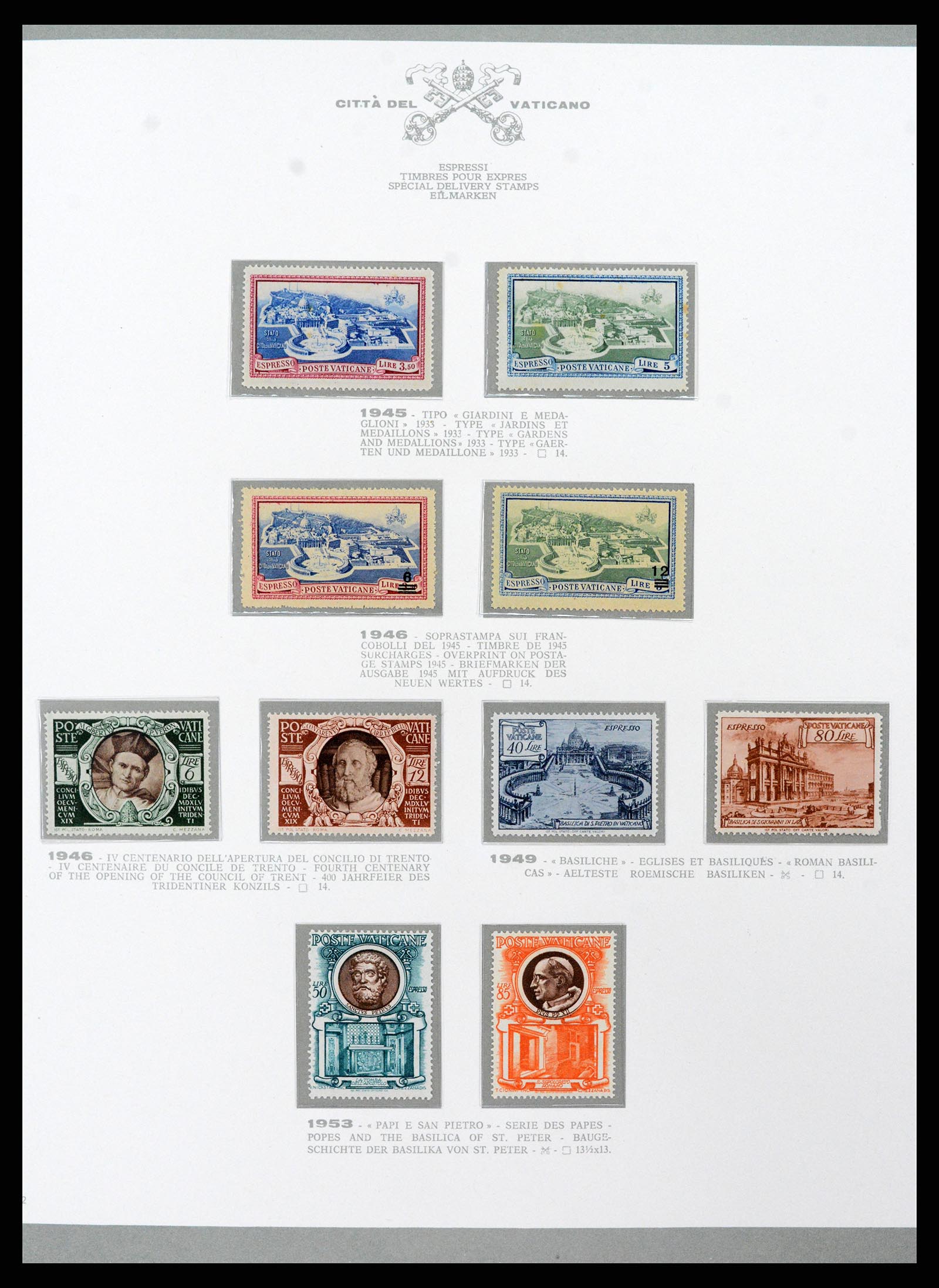 38098 030 - Postzegelverzameling 38098 Vaticaan 1929-1979.