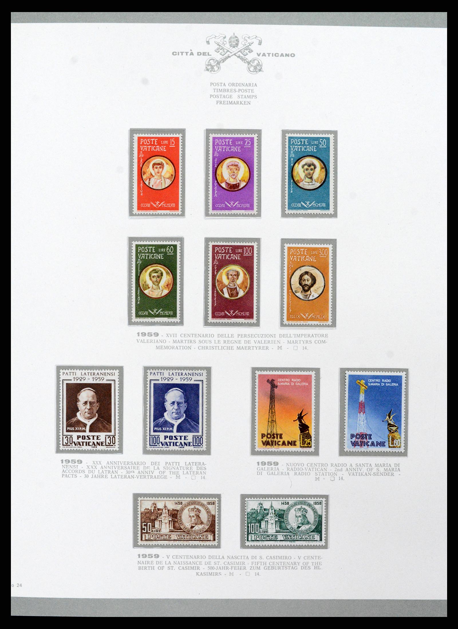38098 032 - Postzegelverzameling 38098 Vaticaan 1929-1979.