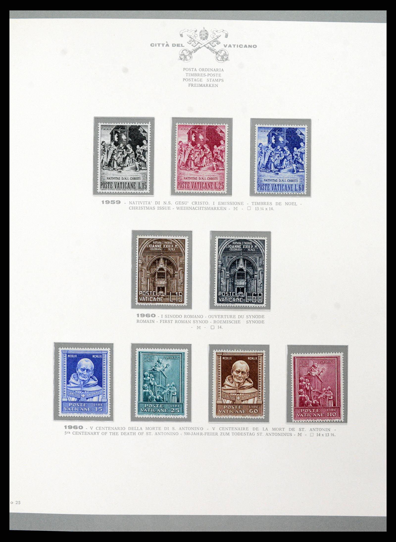 38098 033 - Postzegelverzameling 38098 Vaticaan 1929-1979.