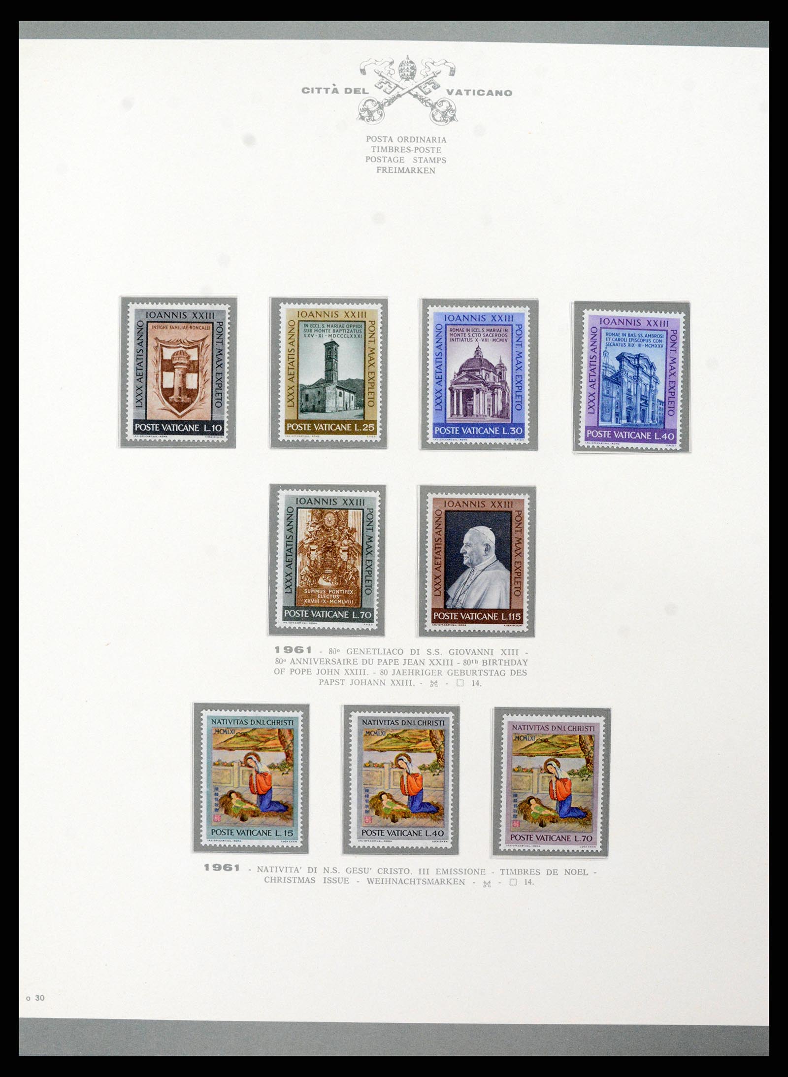 38098 039 - Postzegelverzameling 38098 Vaticaan 1929-1979.