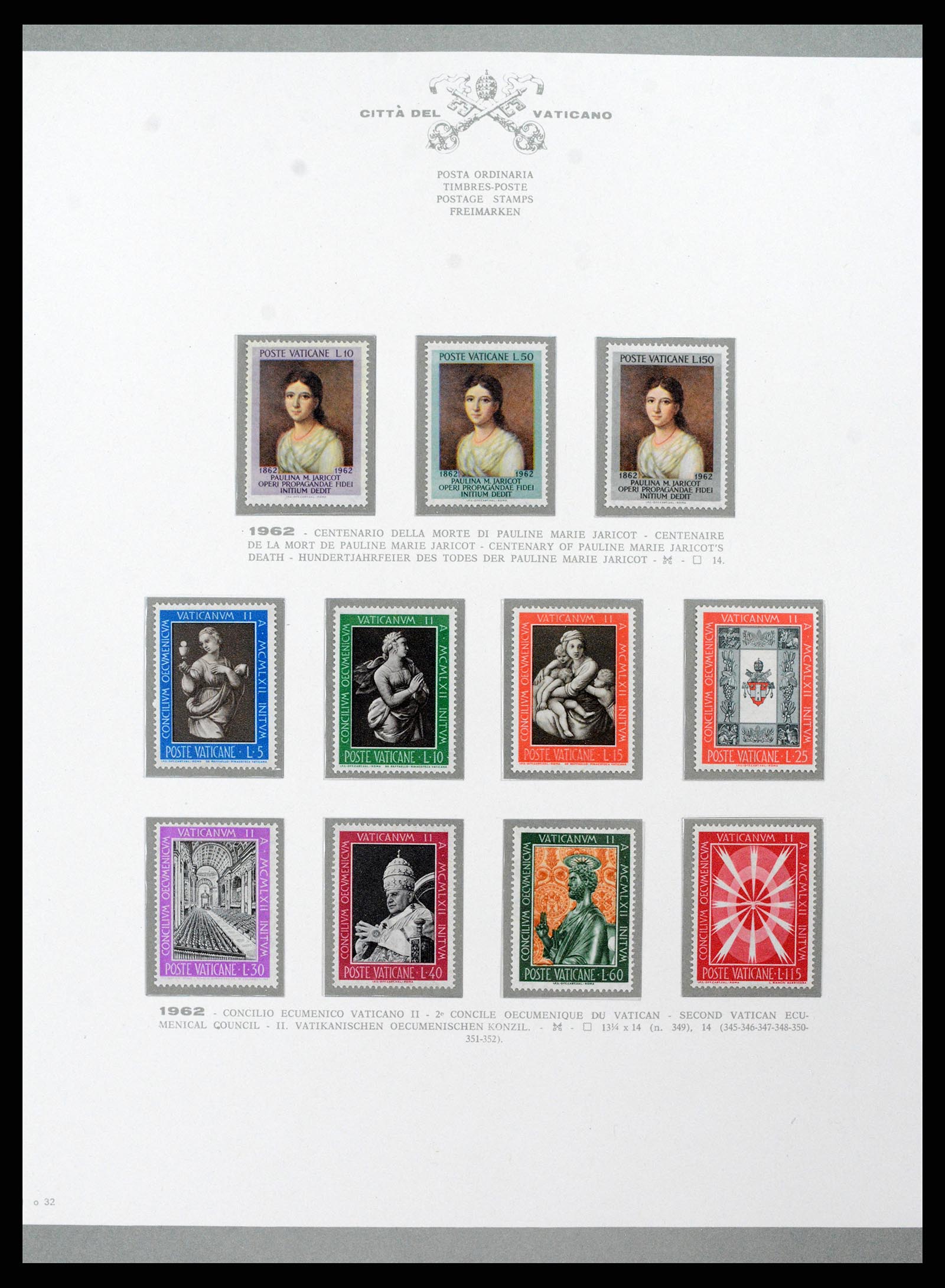 38098 041 - Postzegelverzameling 38098 Vaticaan 1929-1979.