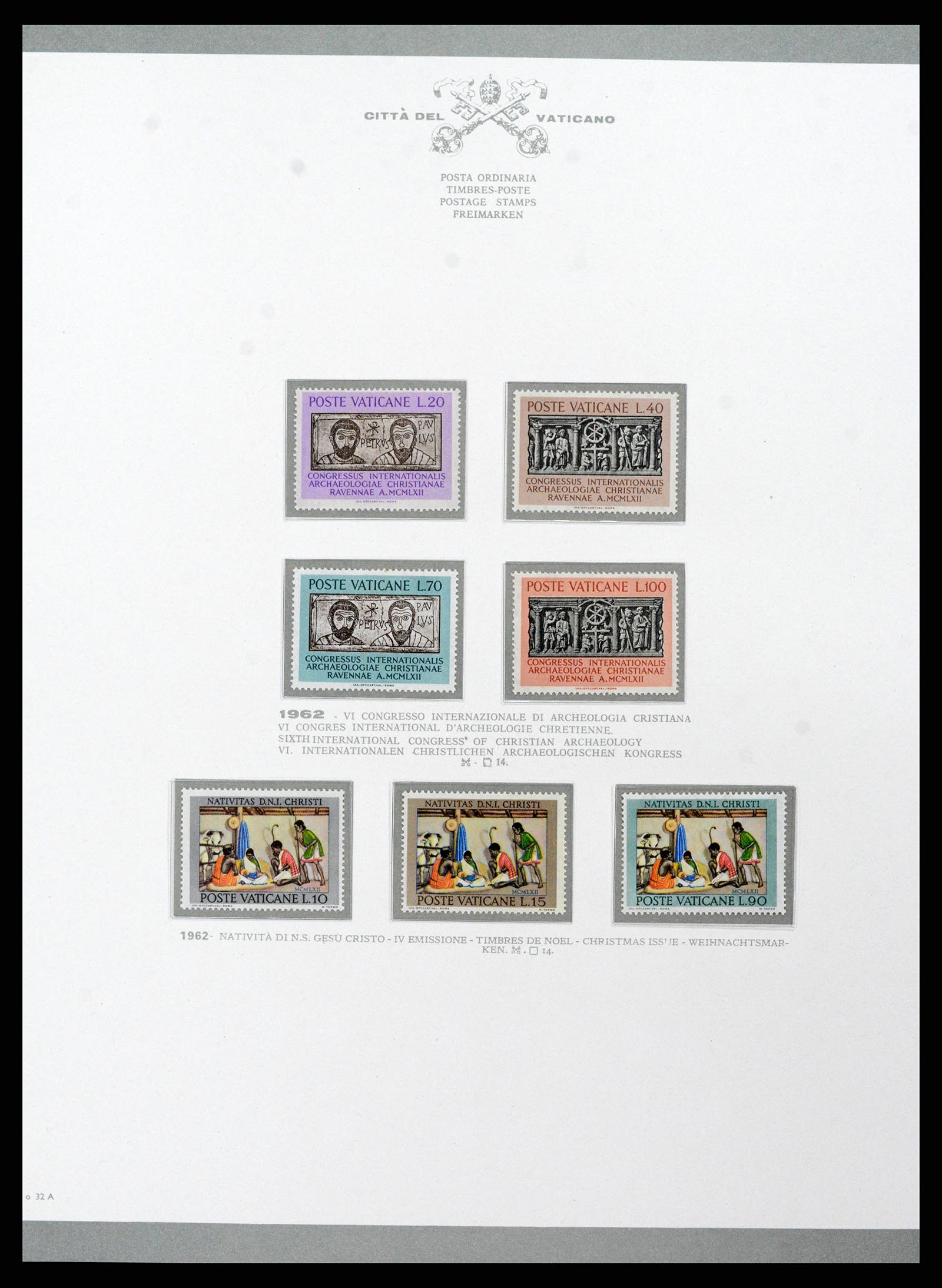 38098 042 - Postzegelverzameling 38098 Vaticaan 1929-1979.