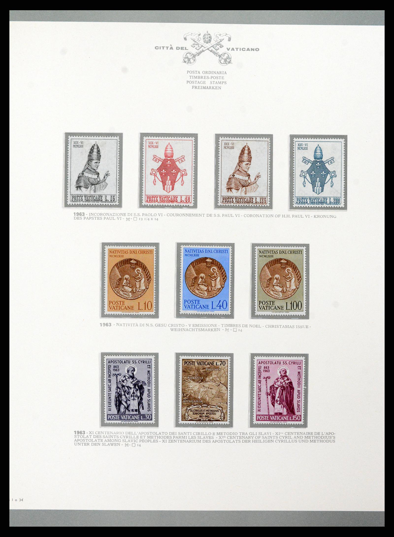 38098 044 - Postzegelverzameling 38098 Vaticaan 1929-1979.