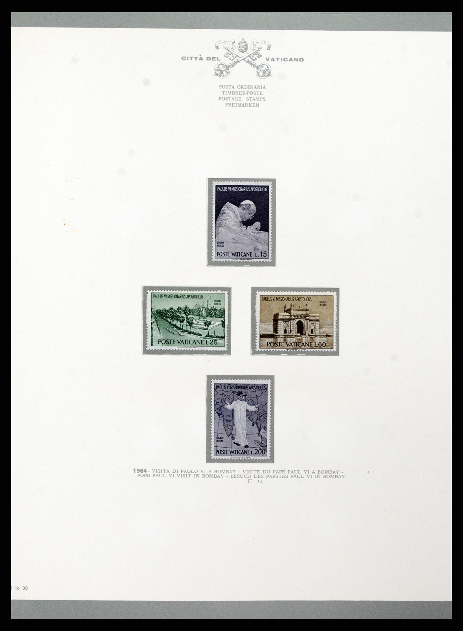 38098 048 - Postzegelverzameling 38098 Vaticaan 1929-1979.