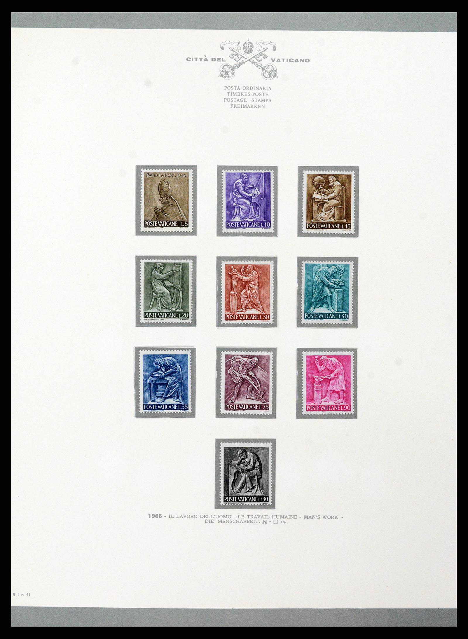 38098 051 - Postzegelverzameling 38098 Vaticaan 1929-1979.