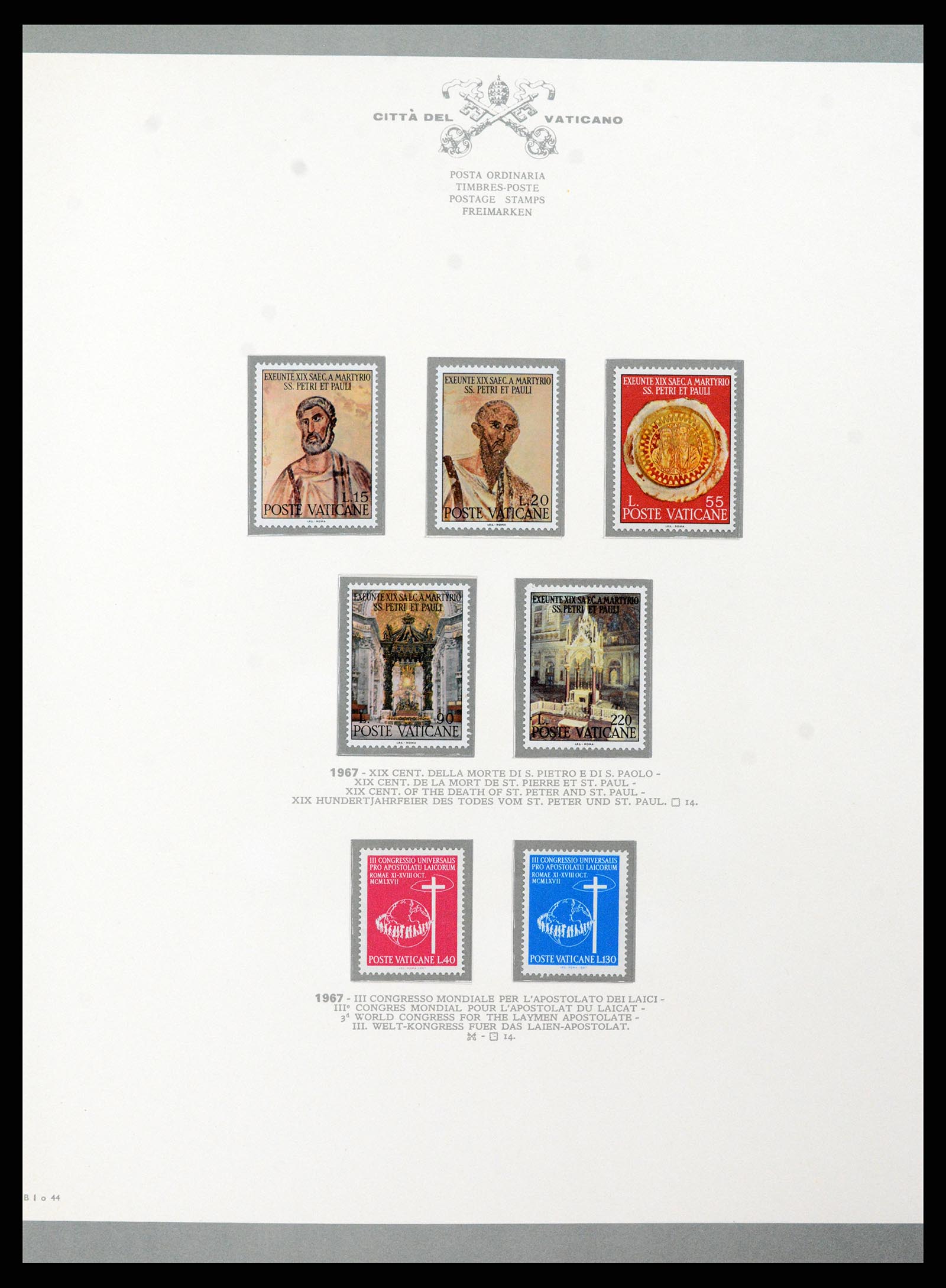 38098 054 - Postzegelverzameling 38098 Vaticaan 1929-1979.