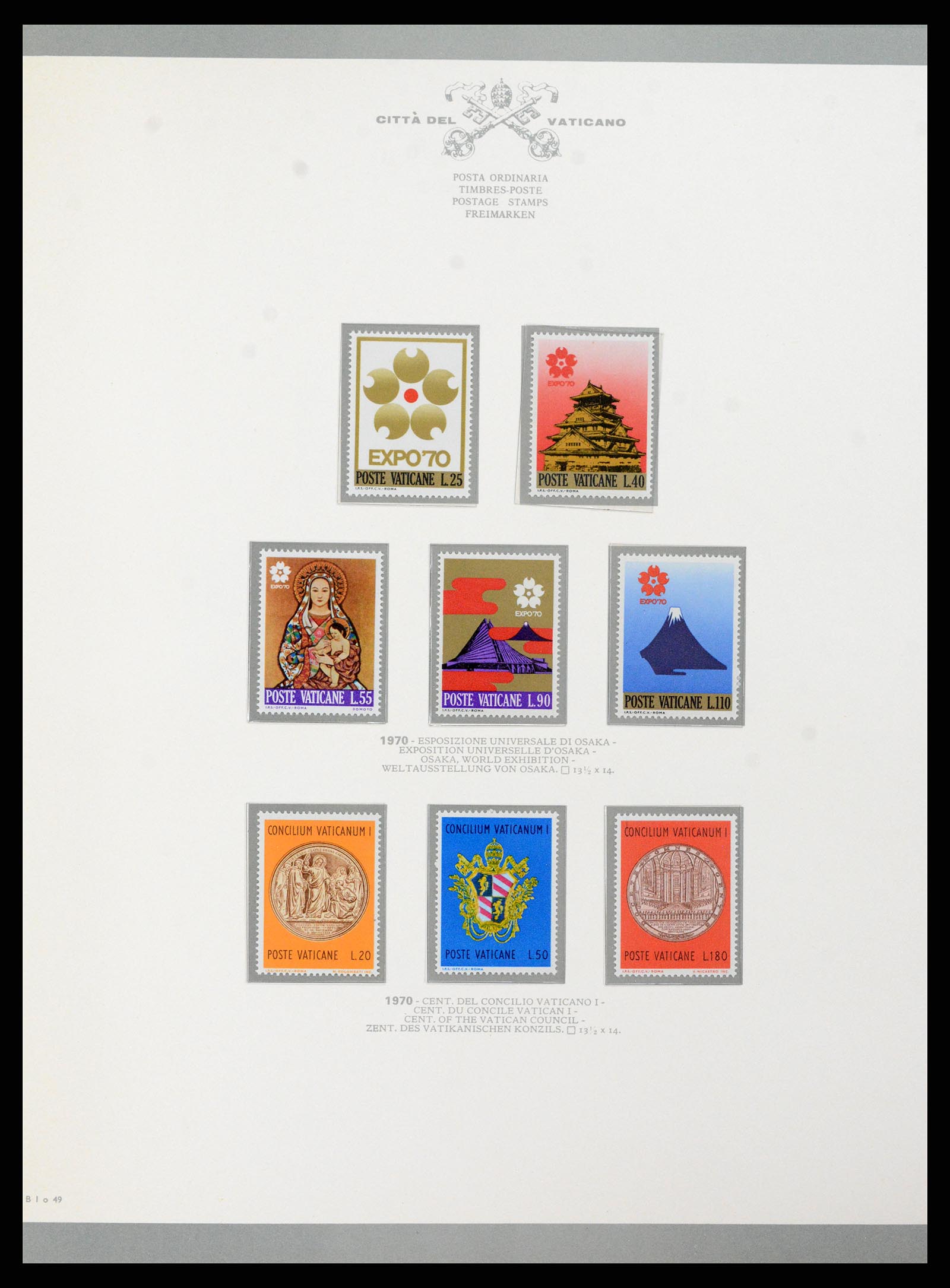 38098 059 - Postzegelverzameling 38098 Vaticaan 1929-1979.