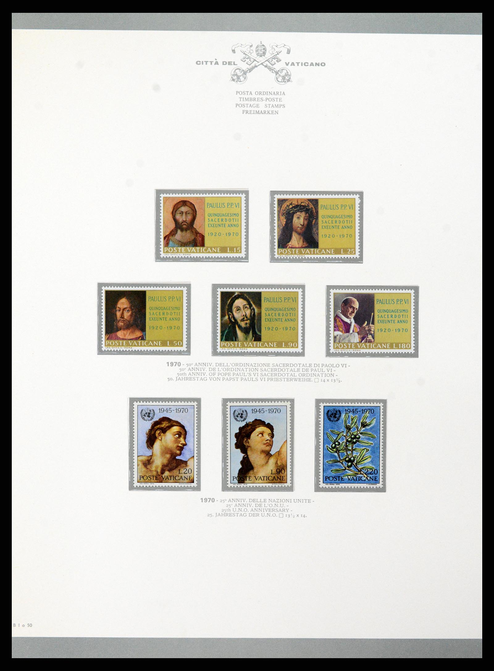 38098 060 - Postzegelverzameling 38098 Vaticaan 1929-1979.