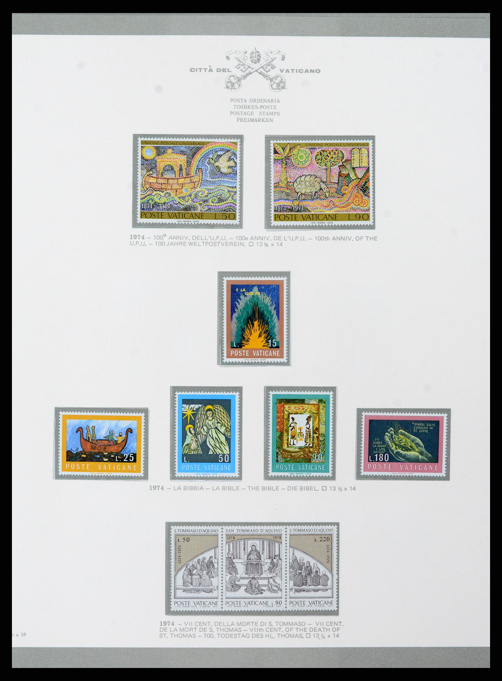 38098 068 - Stamp collection 38098 Vatican 1929-1979.