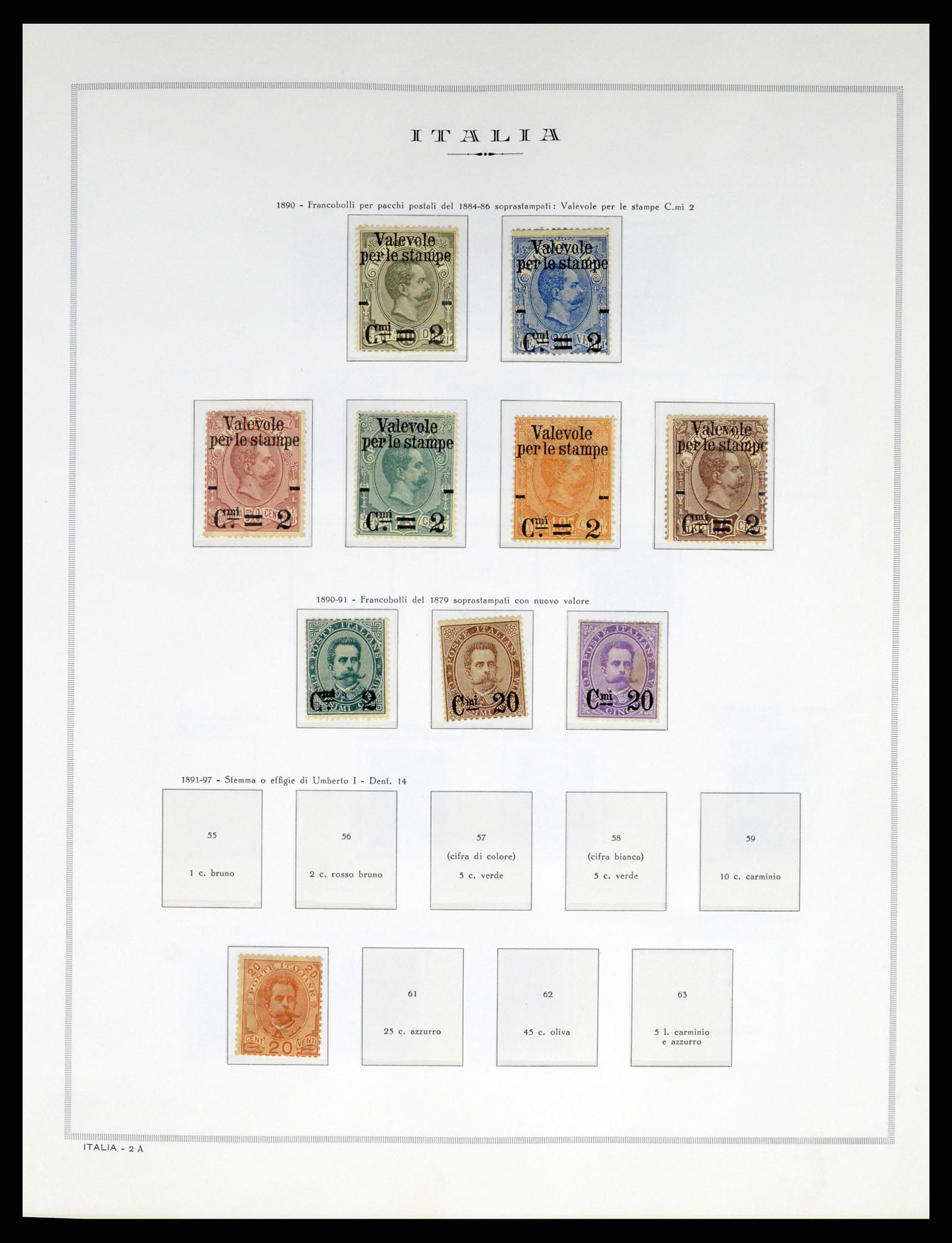 38106 0002 - Postzegelverzameling 38106 Italië 1878-1944.