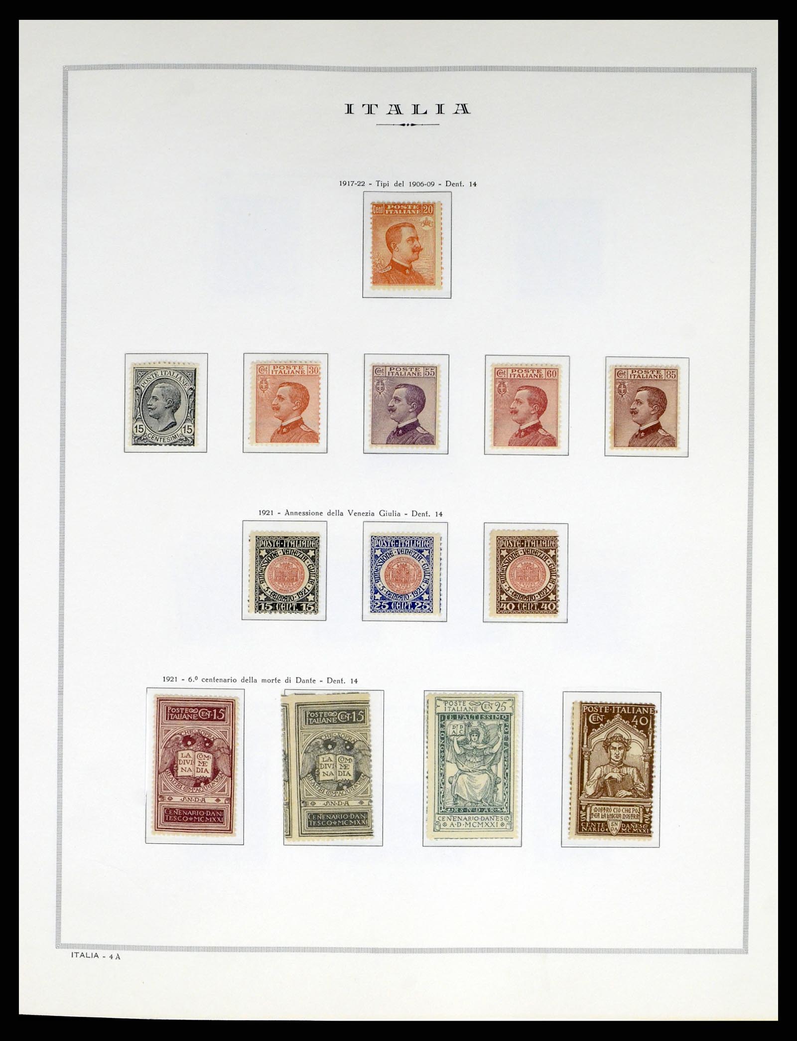 38106 0006 - Postzegelverzameling 38106 Italië 1878-1944.