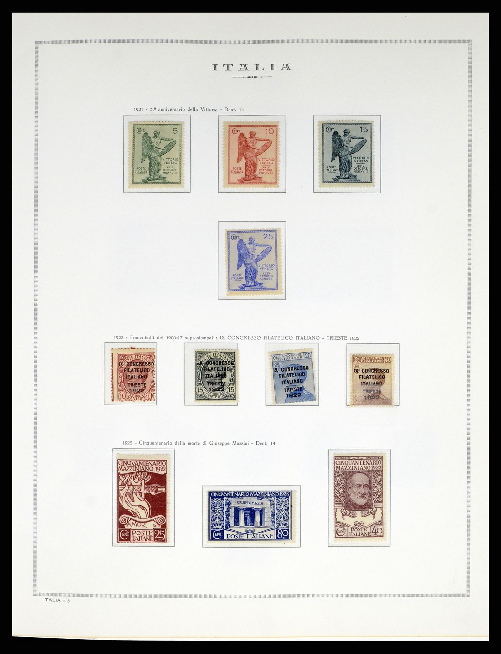 38106 0007 - Stamp collection 38106 Italy 1878-1944.