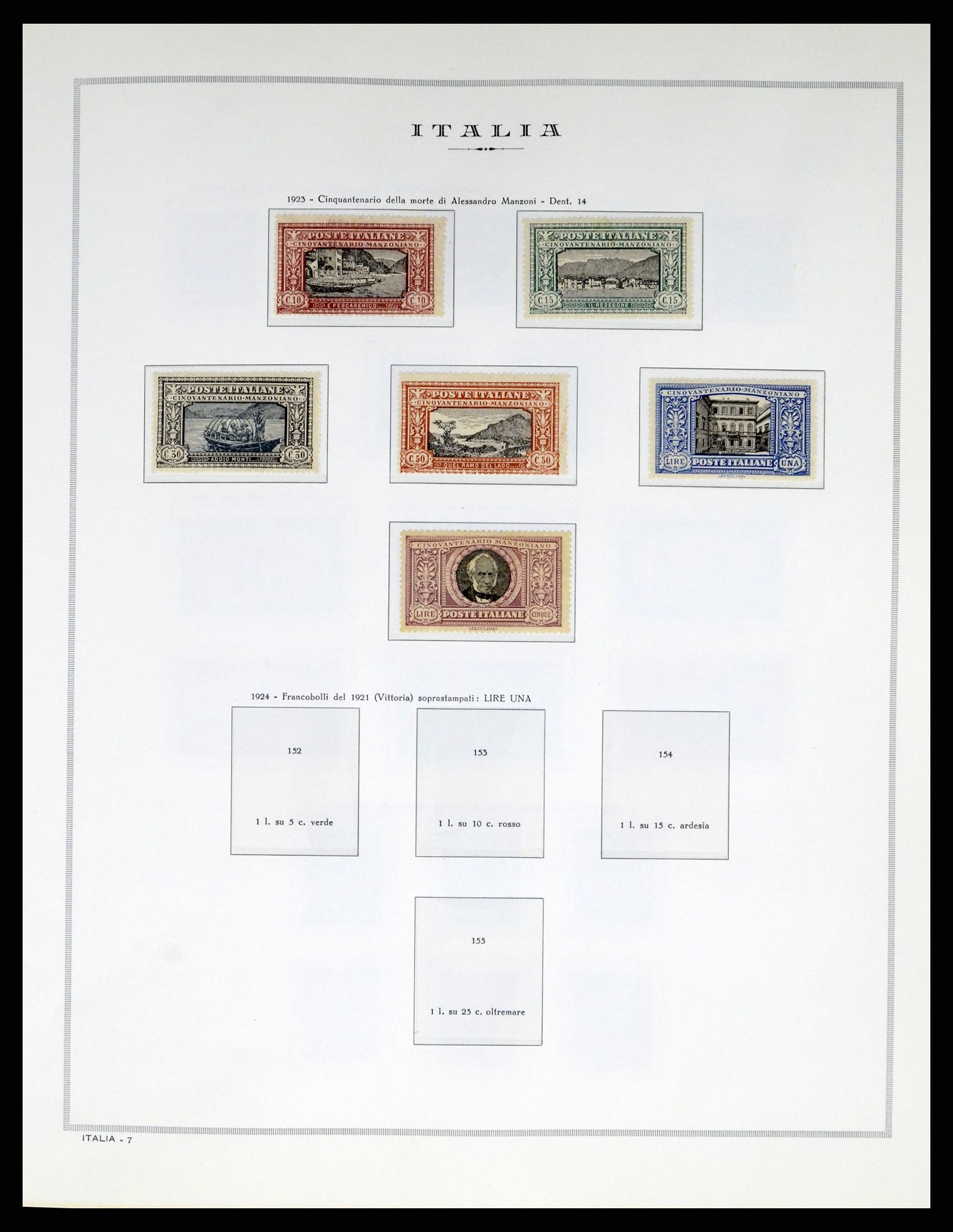 38106 0010 - Postzegelverzameling 38106 Italië 1878-1944.