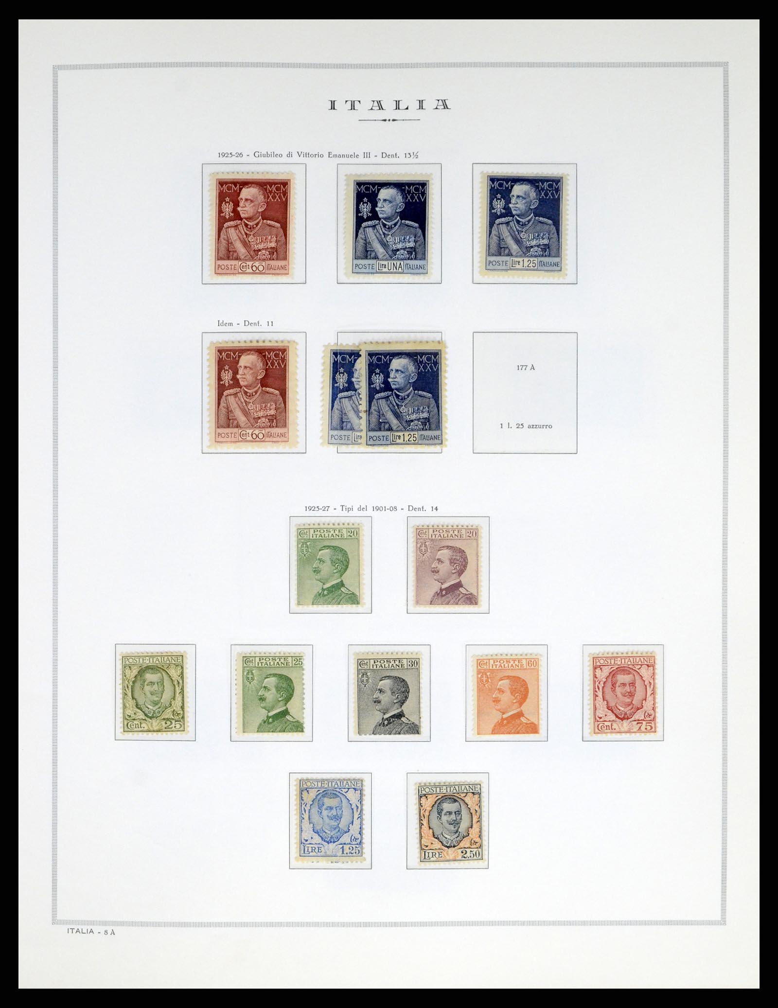 38106 0012 - Stamp collection 38106 Italy 1878-1944.