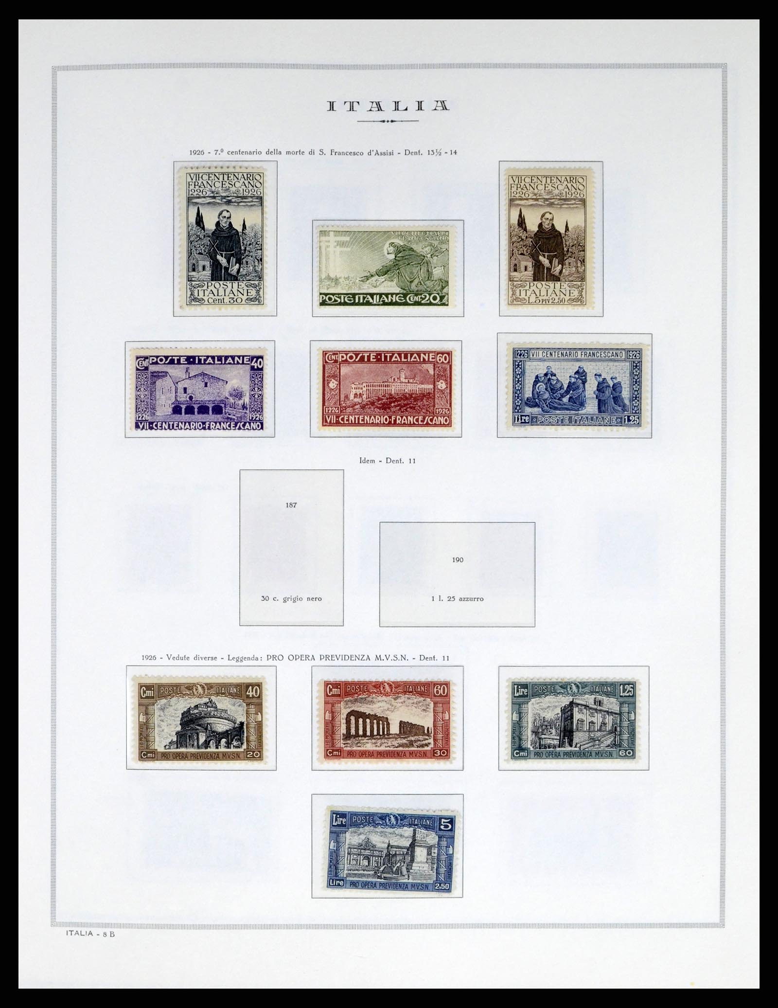 38106 0013 - Stamp collection 38106 Italy 1878-1944.