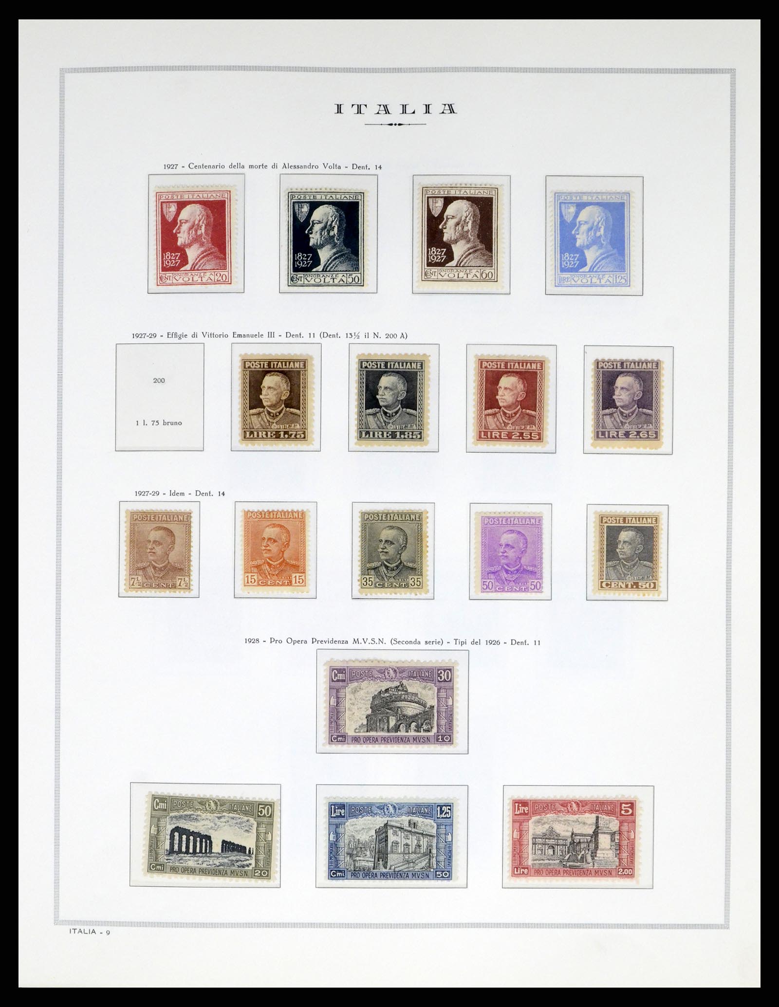 38106 0014 - Postzegelverzameling 38106 Italië 1878-1944.