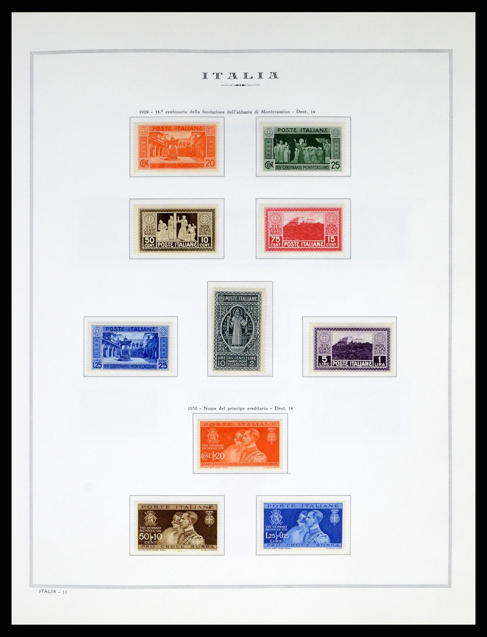 38106 0017 - Postzegelverzameling 38106 Italië 1878-1944.