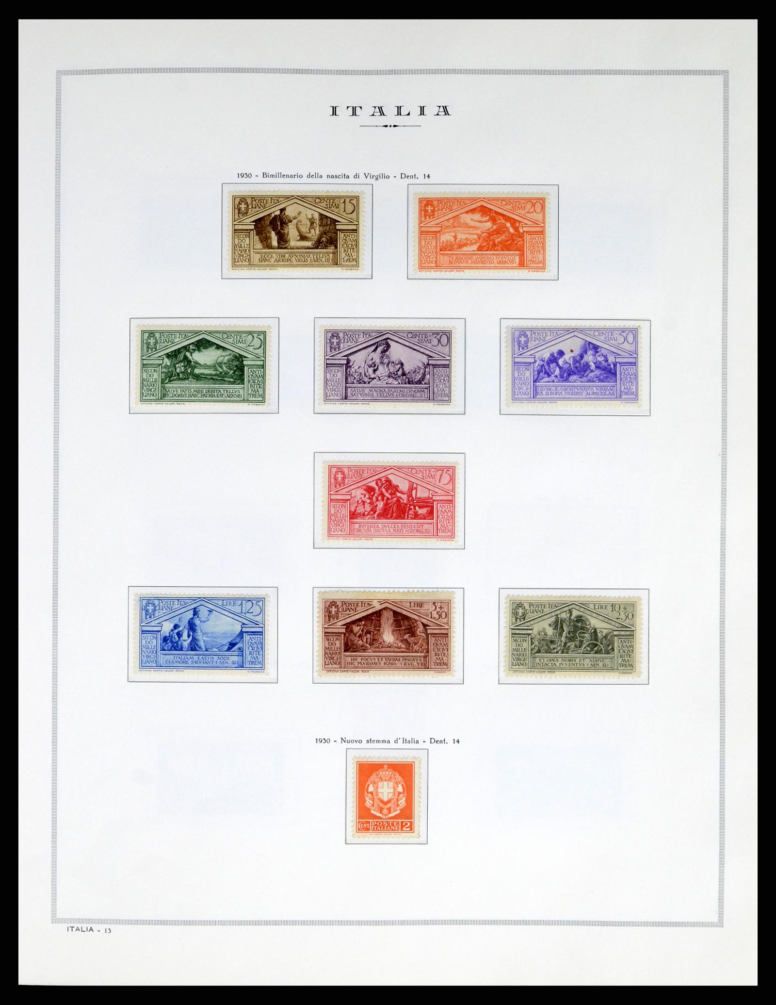38106 0019 - Postzegelverzameling 38106 Italië 1878-1944.
