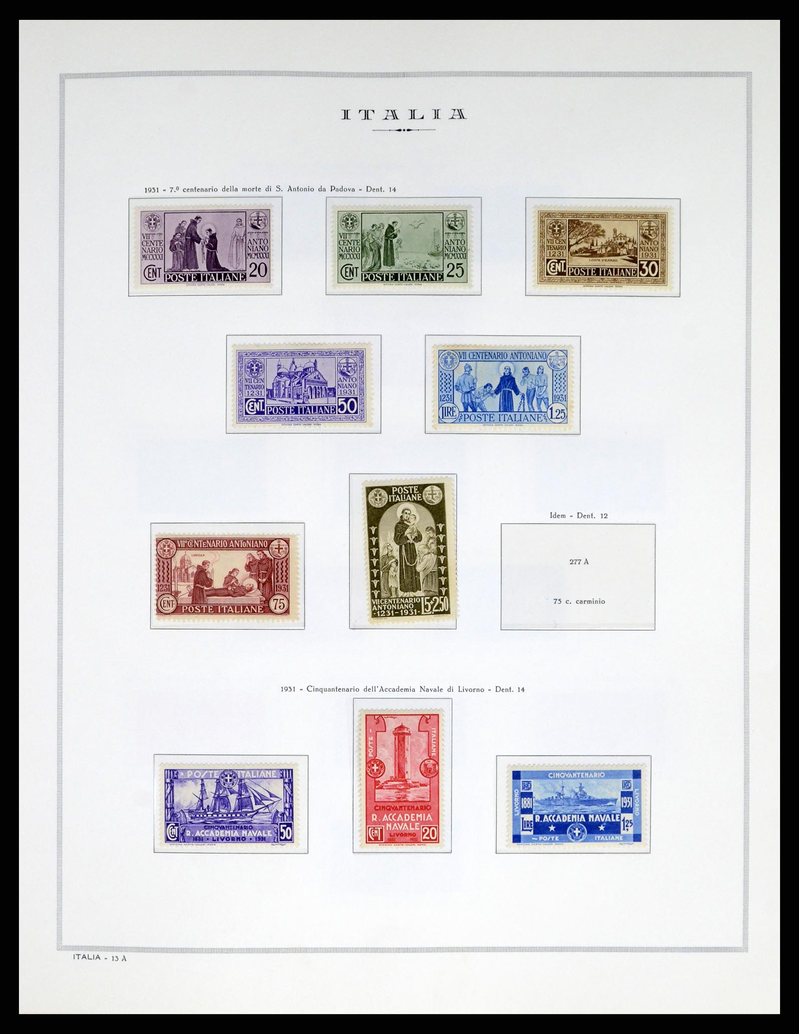 38106 0020 - Stamp collection 38106 Italy 1878-1944.