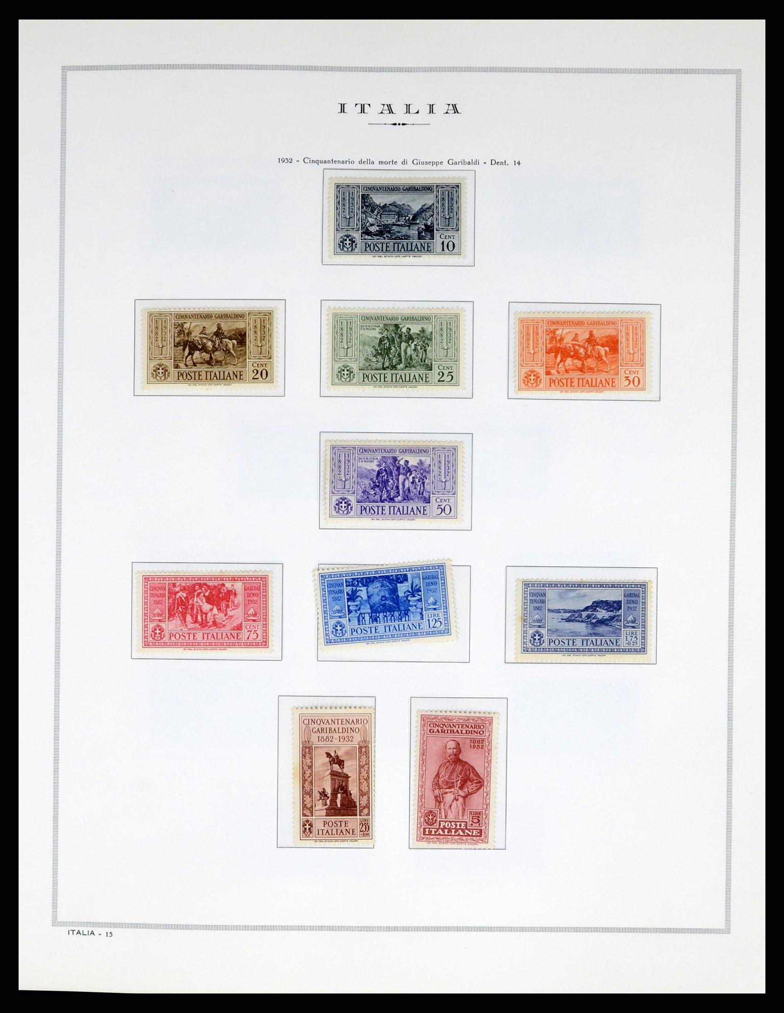 38106 0022 - Postzegelverzameling 38106 Italië 1878-1944.