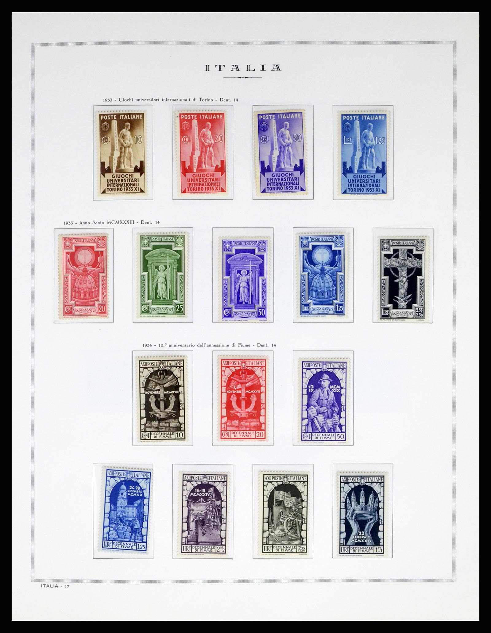 38106 0024 - Postzegelverzameling 38106 Italië 1878-1944.